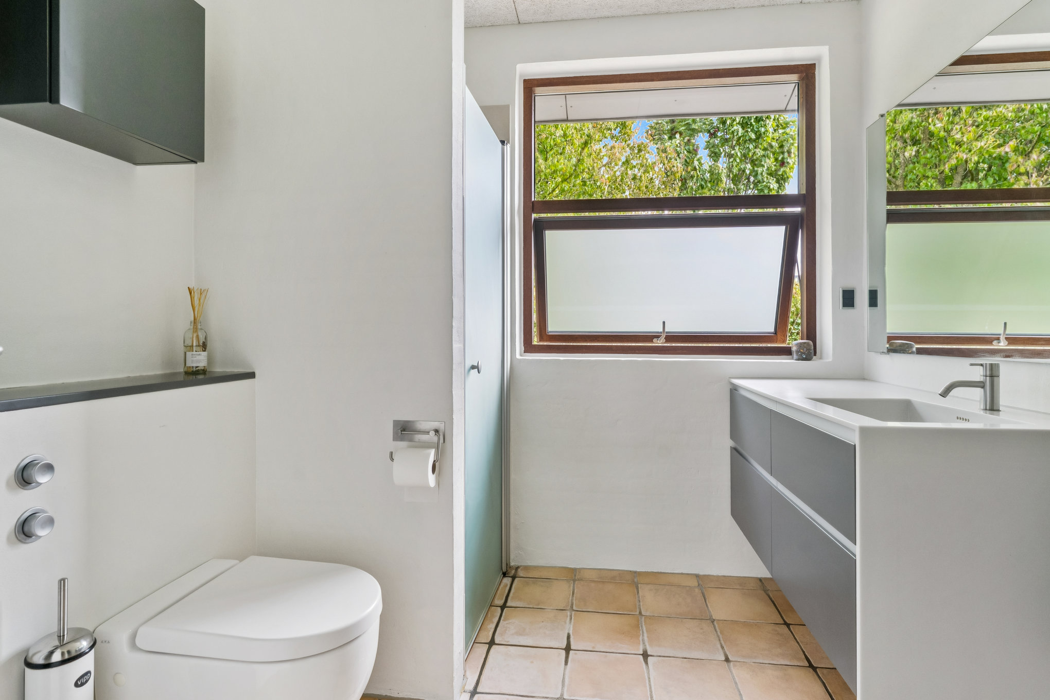 Fremhævet badeværelse billede i fuldskærmstilstand. Billede af Niels Steensens Vej 5, 8920 Randers NV