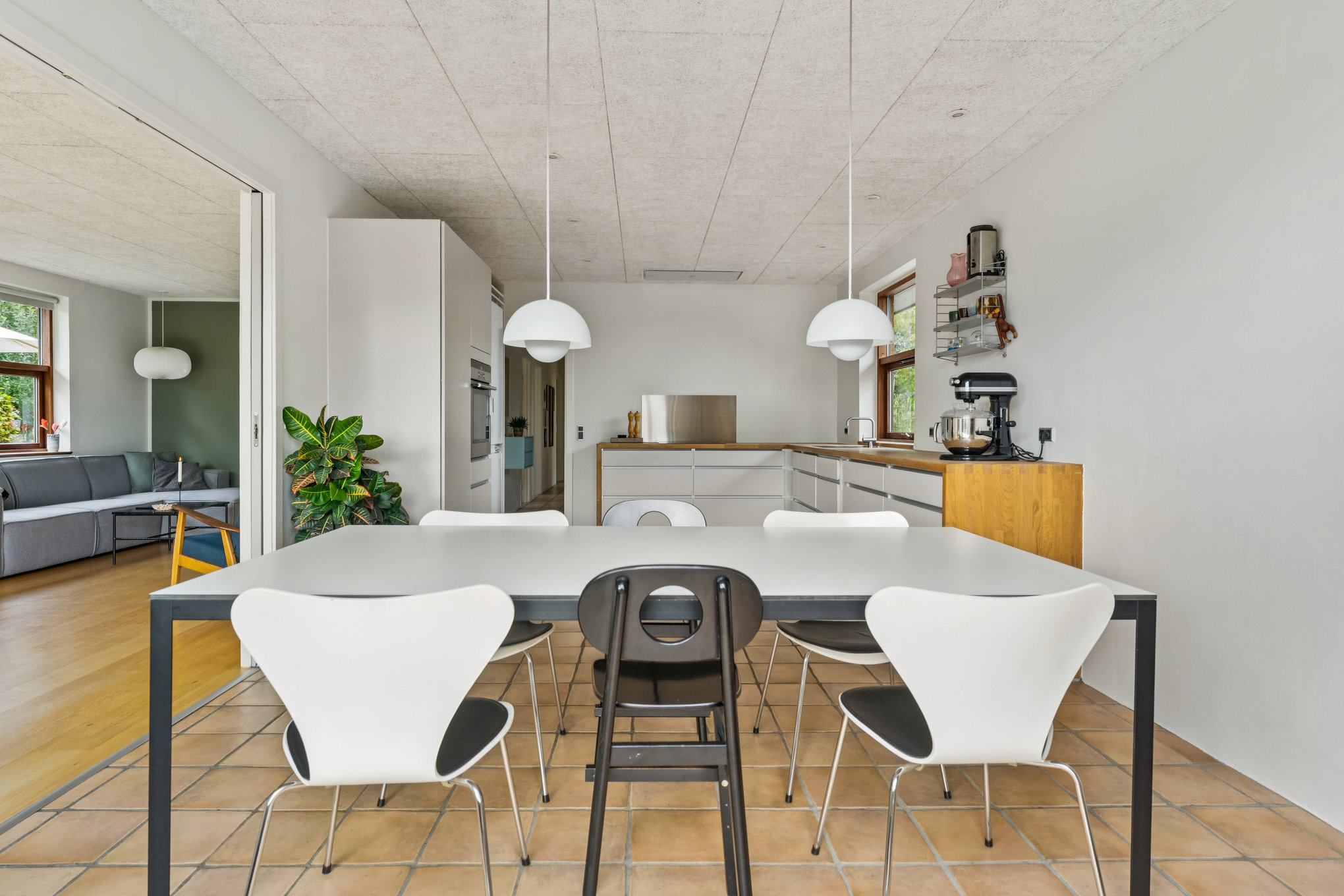 Fremhævet stue billede i fuldskærmstilstand. Billede af Niels Steensens Vej 5, 8920 Randers NV