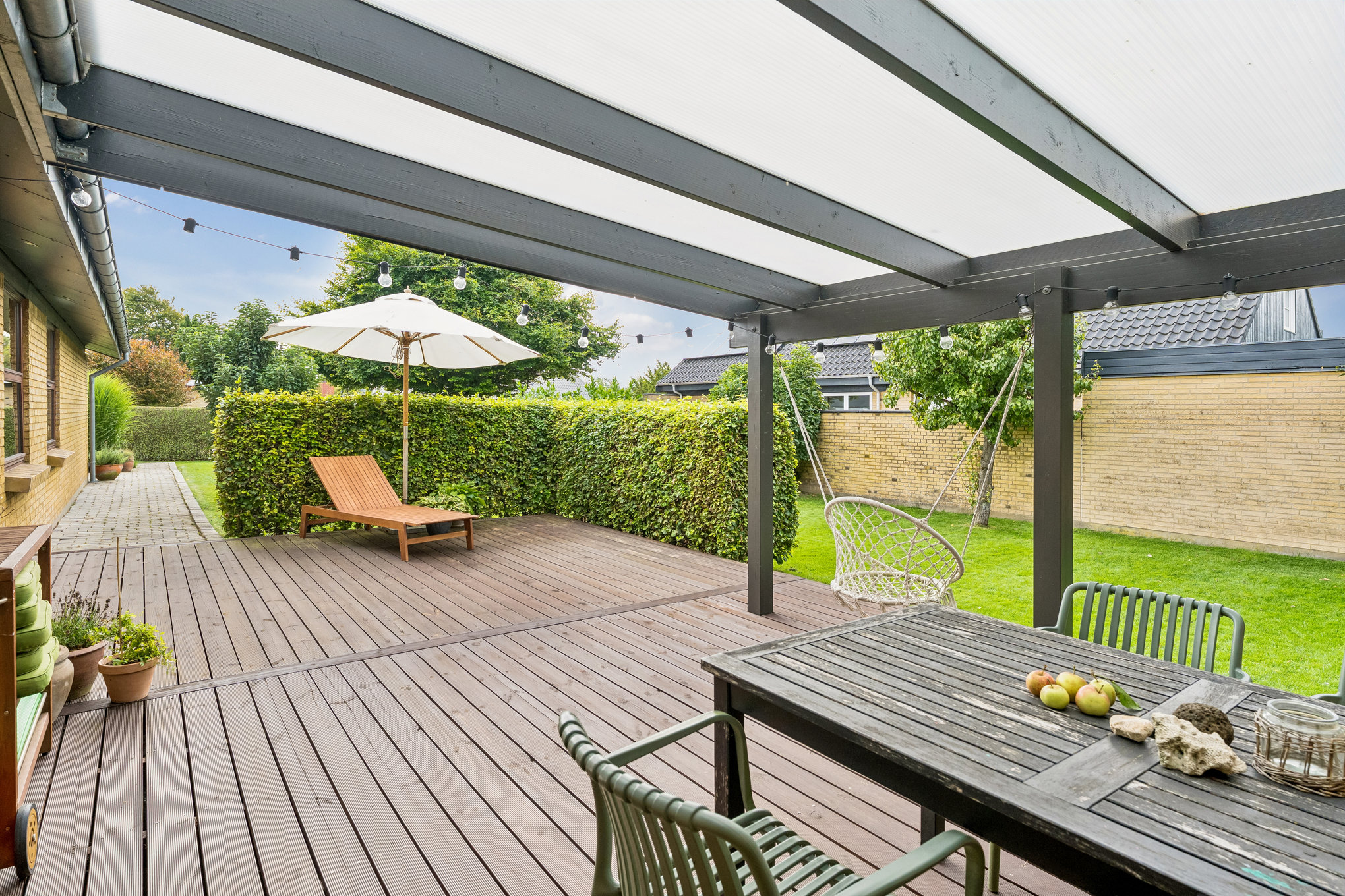 Fremhævet terrasse billede i fuldskærmstilstand. Billede af Niels Steensens Vej 5, 8920 Randers NV