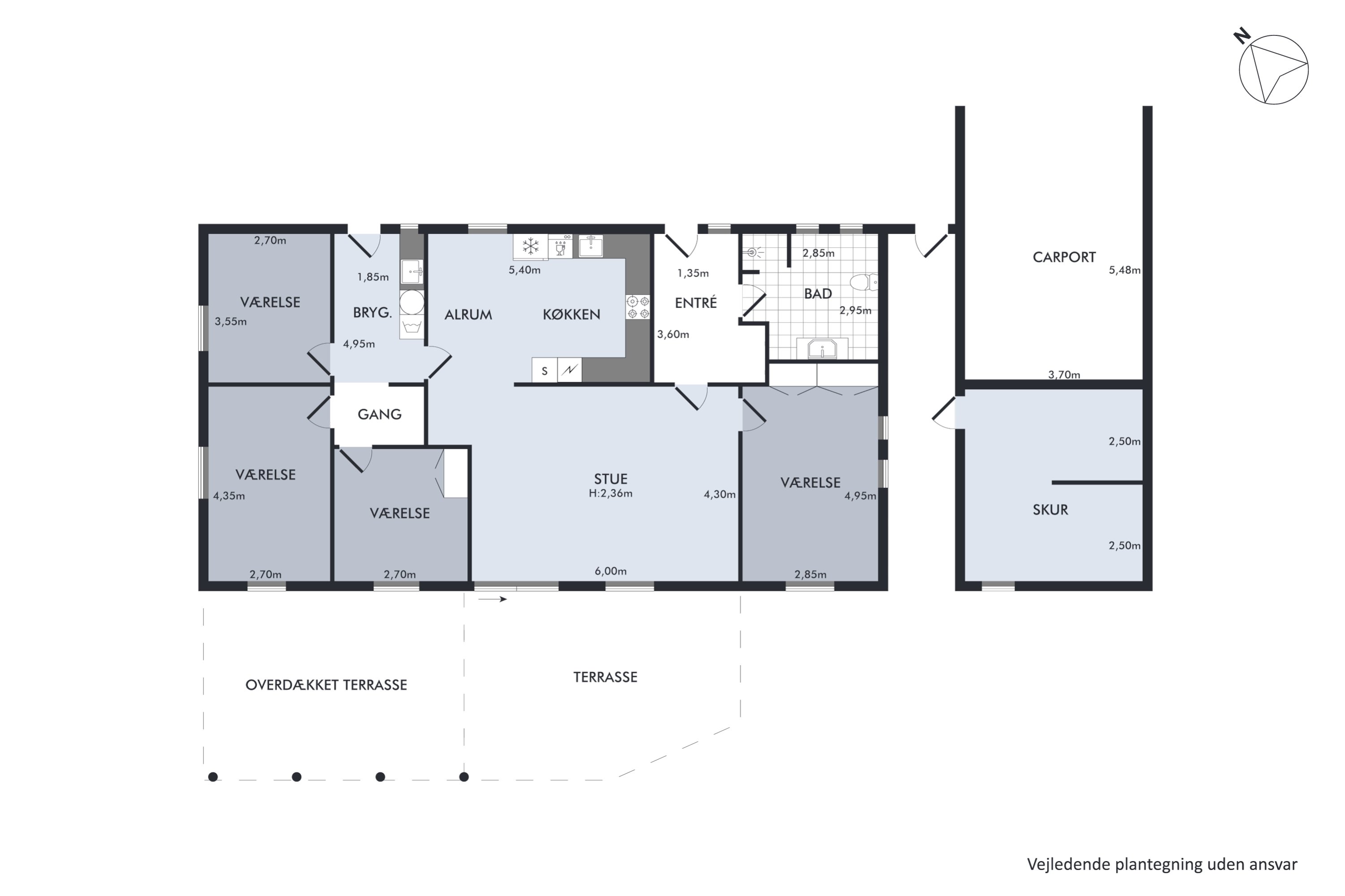 Plantegninger billede af Orgelvej 22, 8940 Randers SV