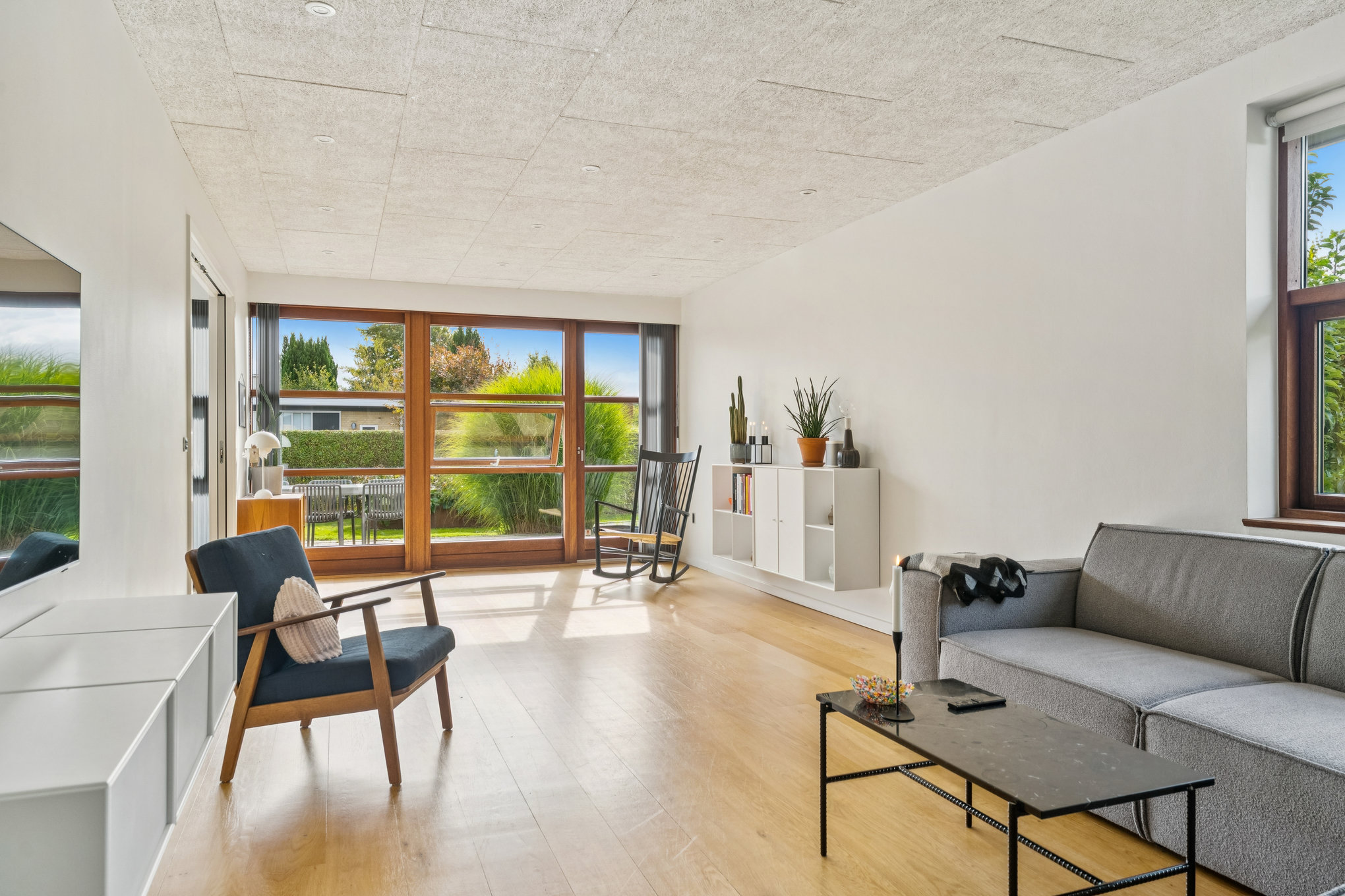 Fremhævet stue billede i fuldskærmstilstand. Billede af Niels Steensens Vej 5, 8920 Randers NV