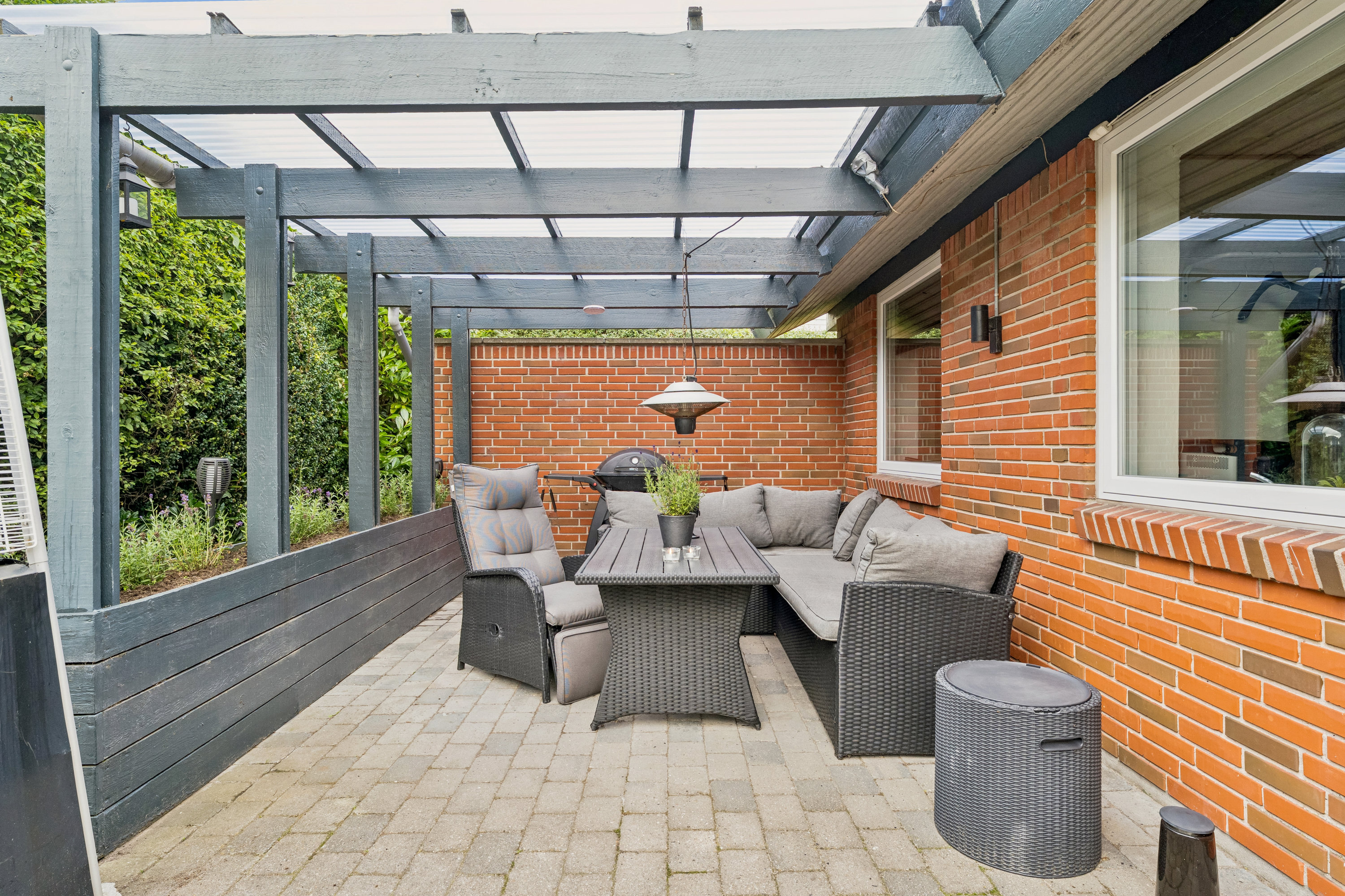 Fremhævet terrasse billede i fuldskærmstilstand. Billede af Orgelvej 22, 8940 Randers SV