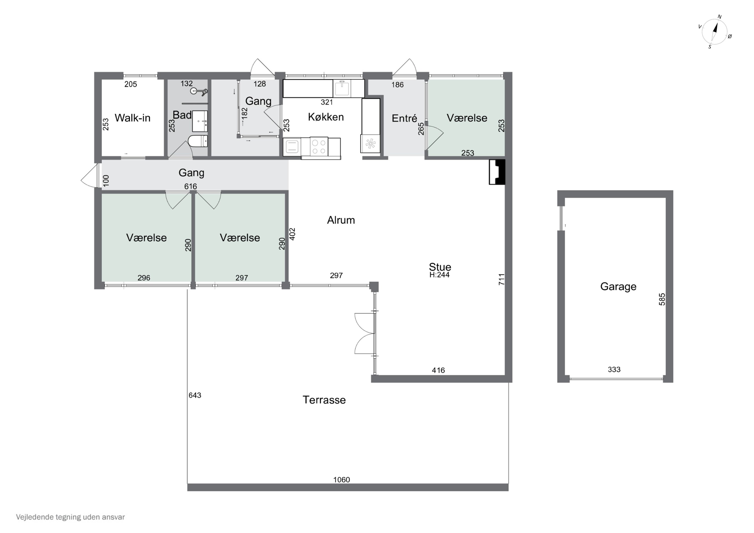 Plantegninger billede af Stavnsbjergvej 16, 2650 Hvidovre