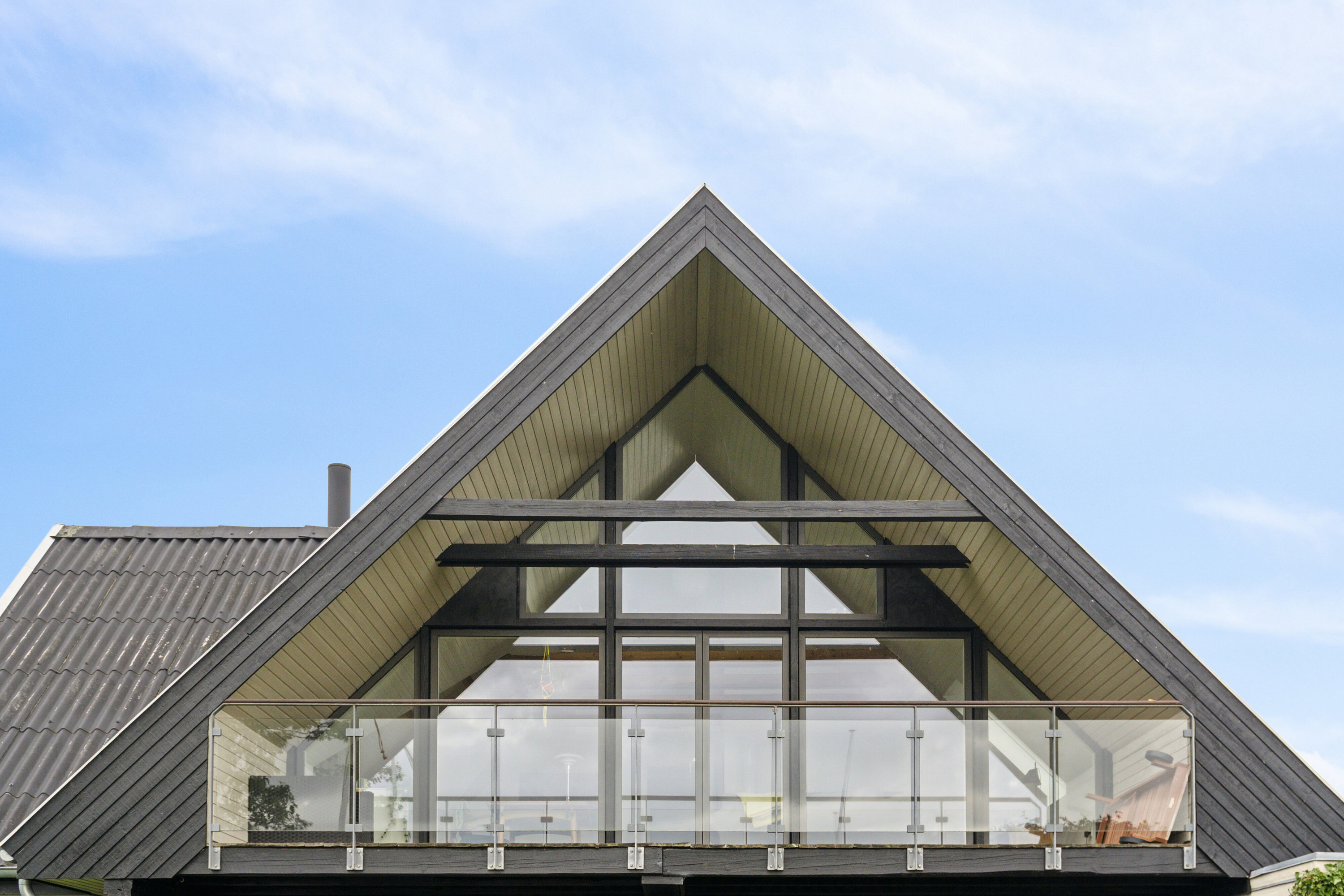 Fremhævet set fra haven billede i fuldskærmstilstand. Billede af Sagasvej 19, 8600 Silkeborg