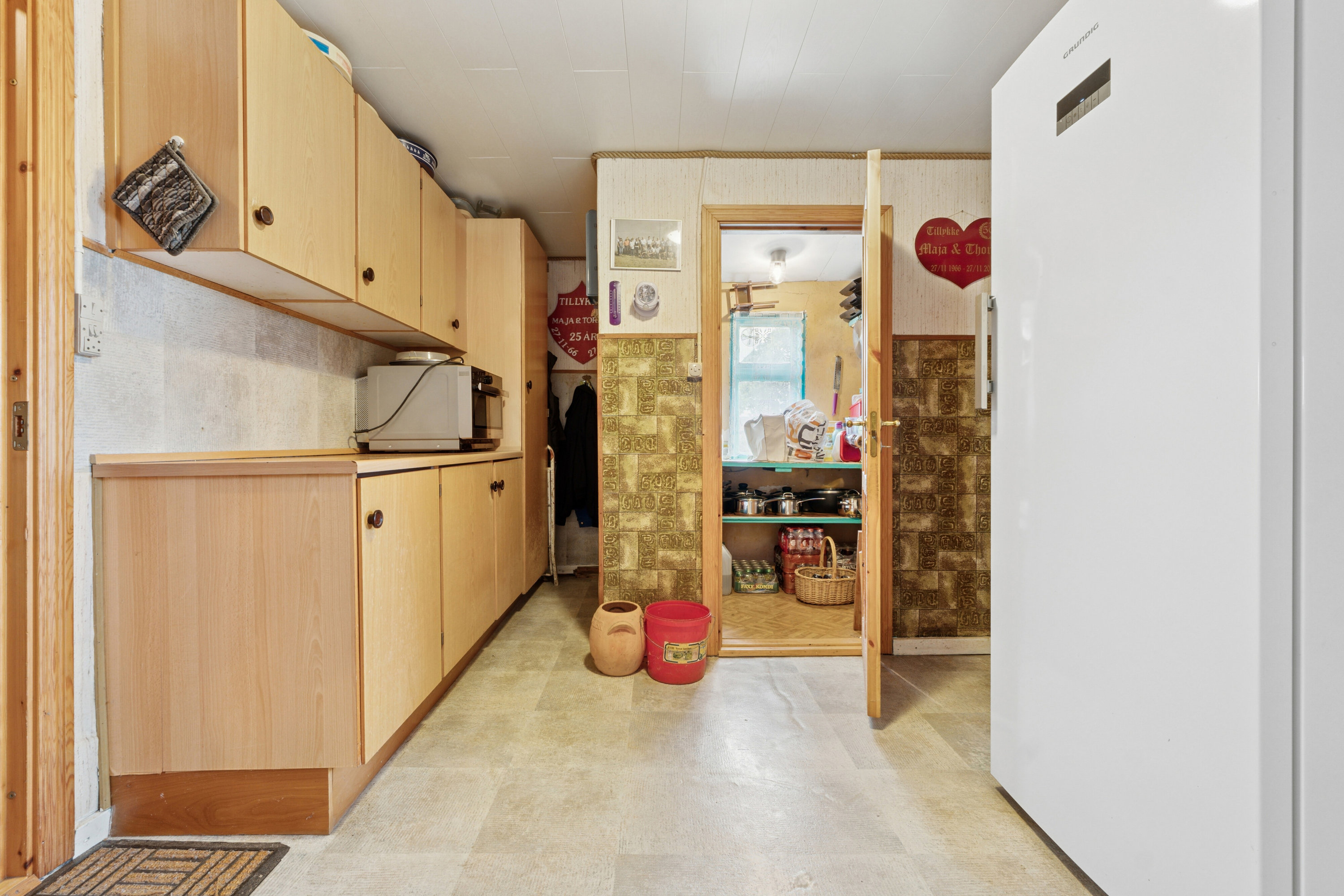 Fremhævet køkken billede i fuldskærmstilstand. Billede af Snødevej 1, Mileskov, 5953 Tranekær