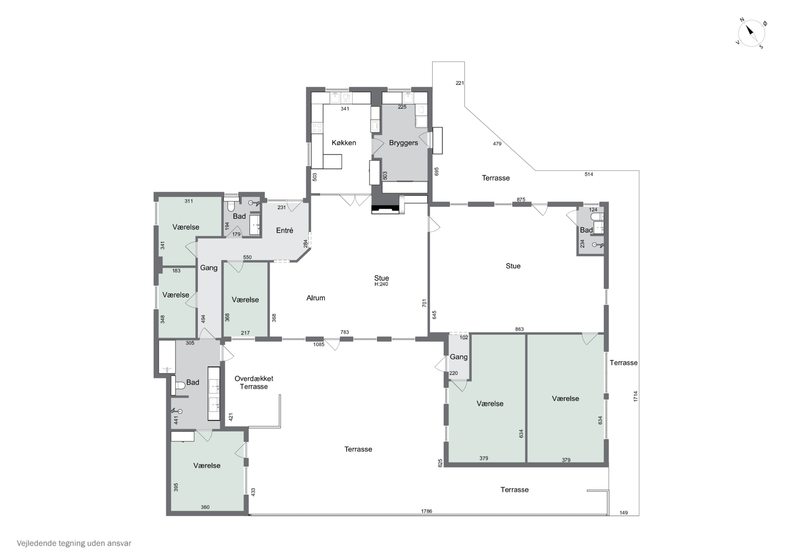 Plantegninger billede af Egernvænget 16, Korup, 5210 Odense NV