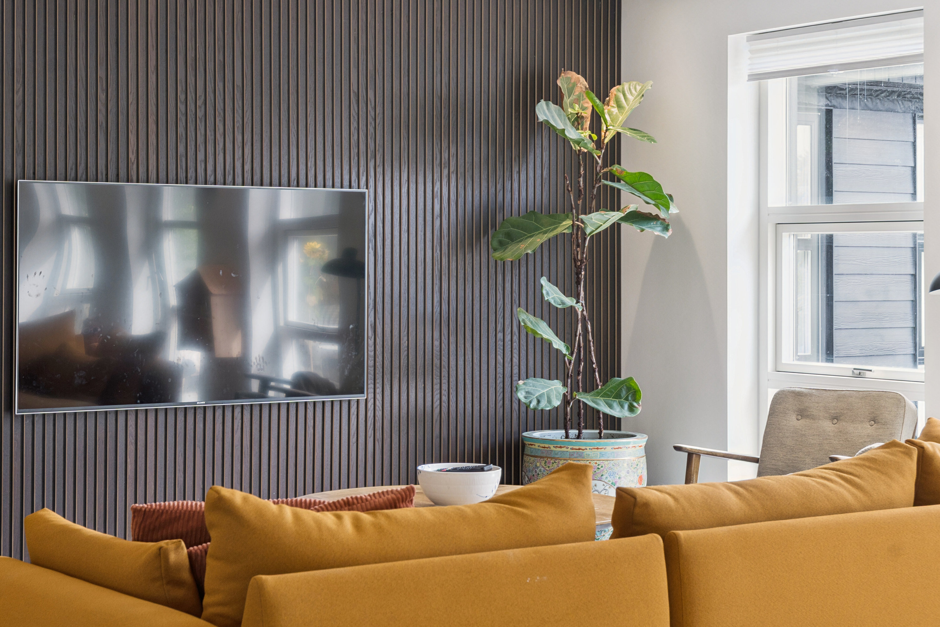 Fremhævet stue billede i fuldskærmstilstand. Billede af Egernvænget 16, Korup, 5210 Odense NV