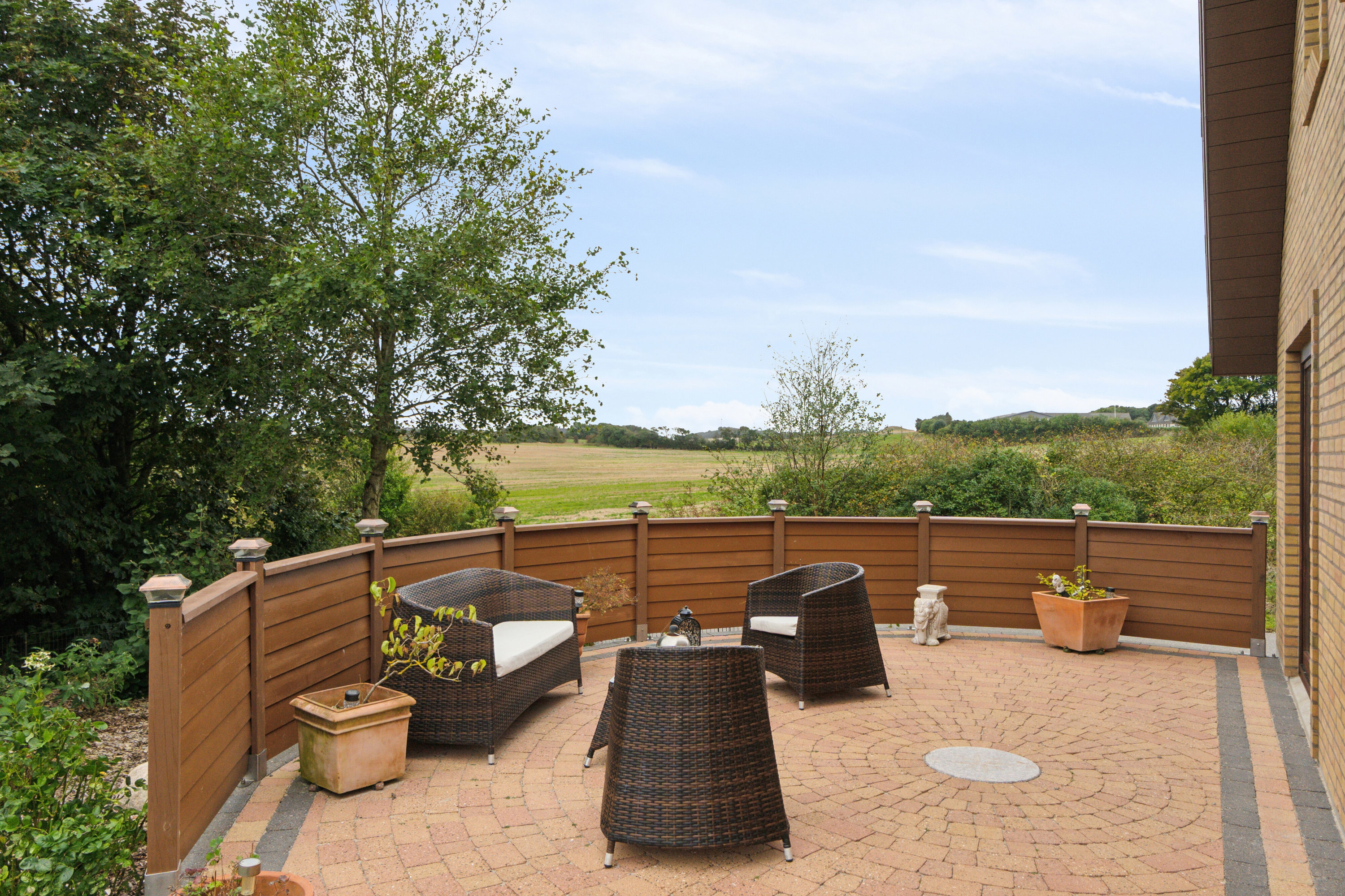 Fremhævet terrasse billede i fuldskærmstilstand. Billede af Ramsgårdvej 3, Sperring, 7700 Thisted