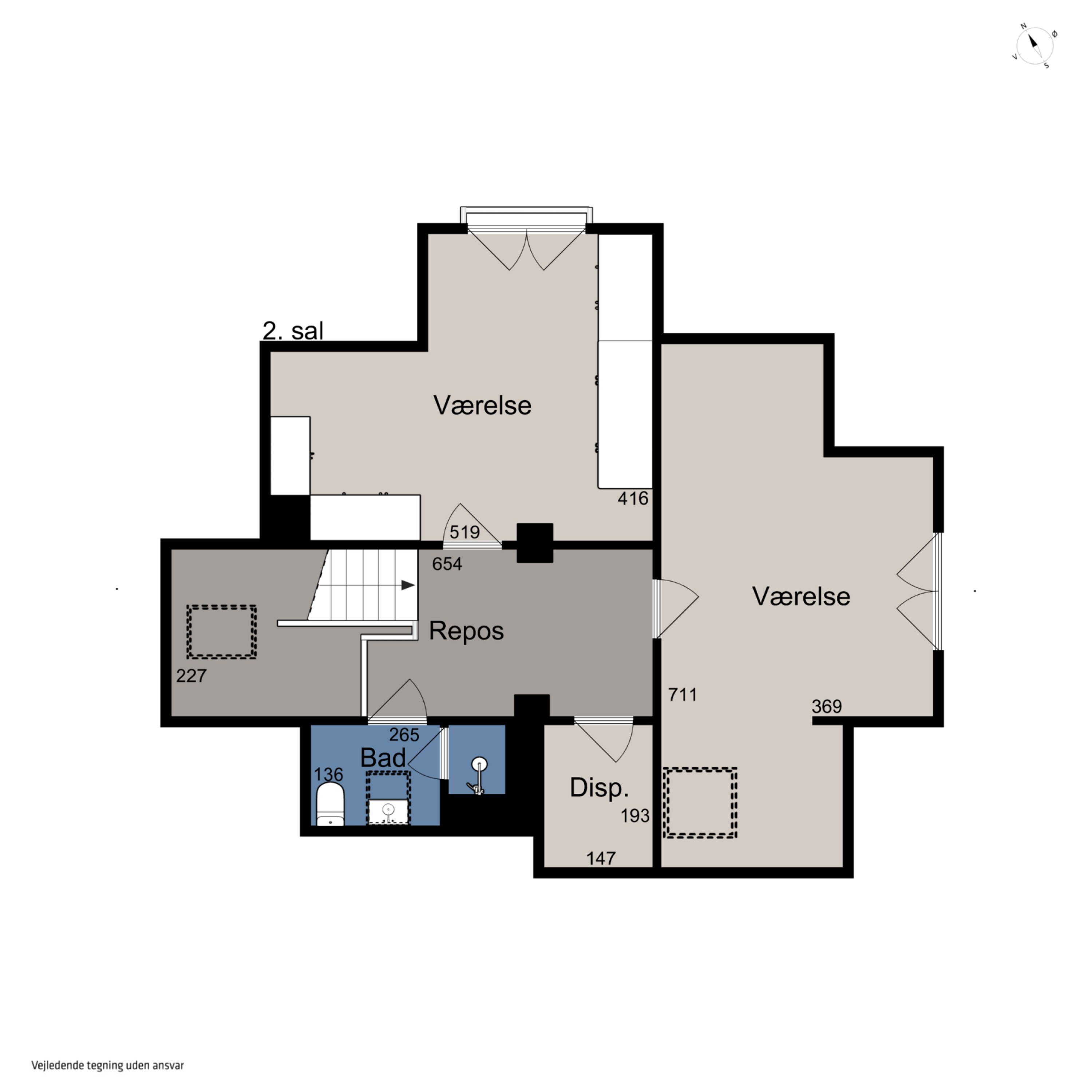 Plantegninger billede af Ildervej 18B, 8270 Højbjerg