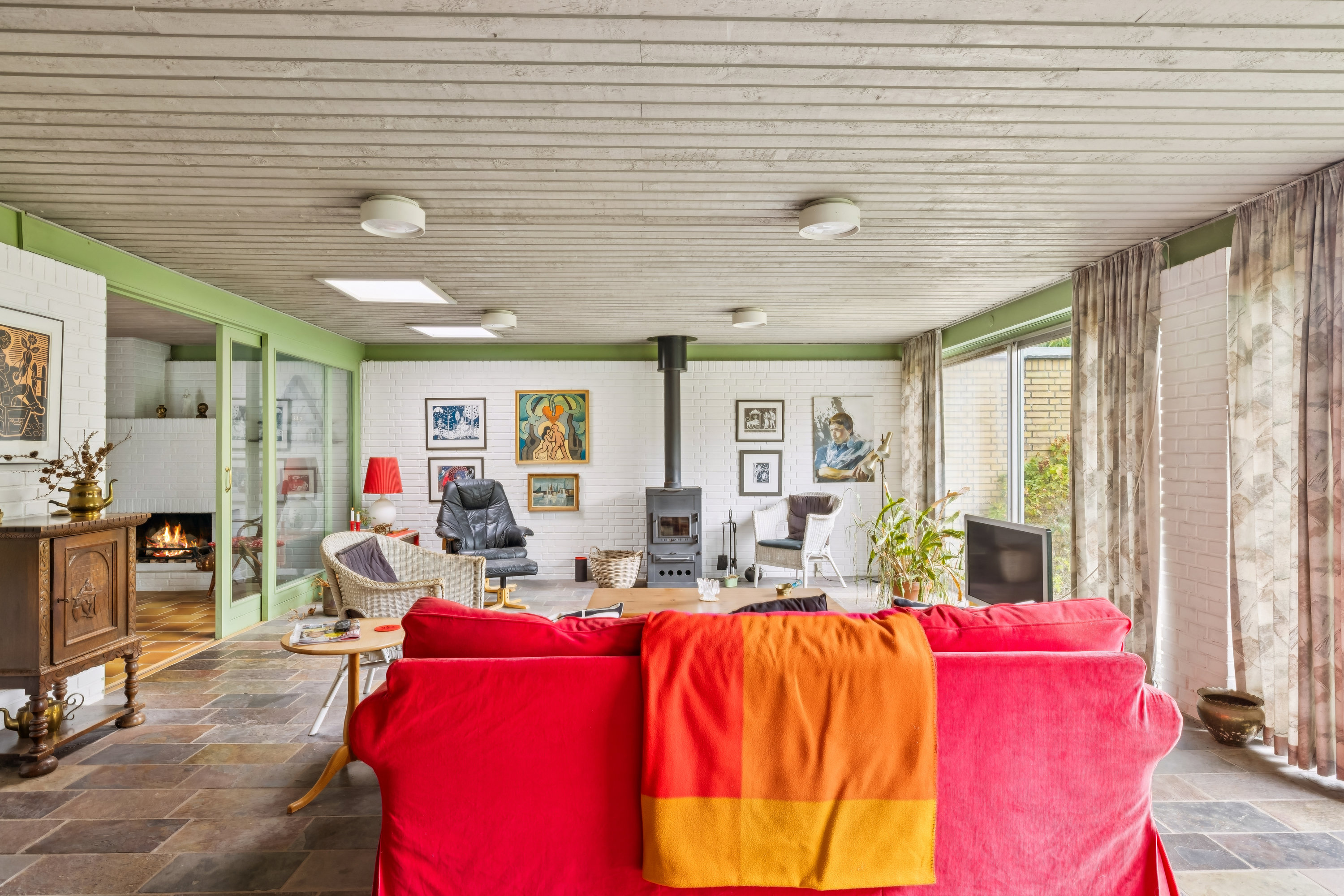 Fremhævet stue billede i fuldskærmstilstand. Billede af Skovvangen 4, 8500 Grenaa