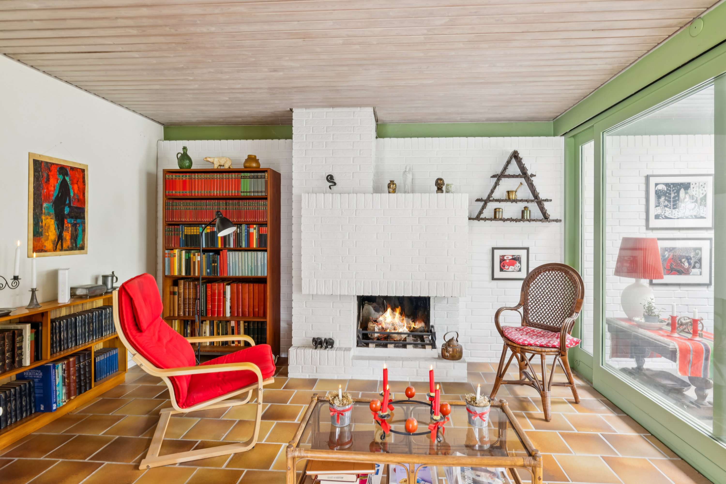 Fremhævet stue billede i fuldskærmstilstand. Billede af Skovvangen 4, 8500 Grenaa