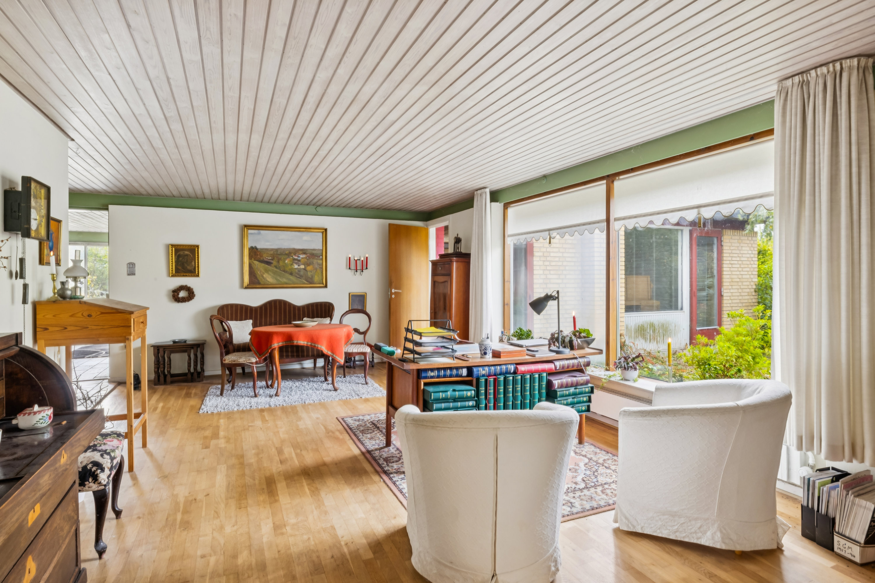 Fremhævet stue billede i fuldskærmstilstand. Billede af Skovvangen 4, 8500 Grenaa