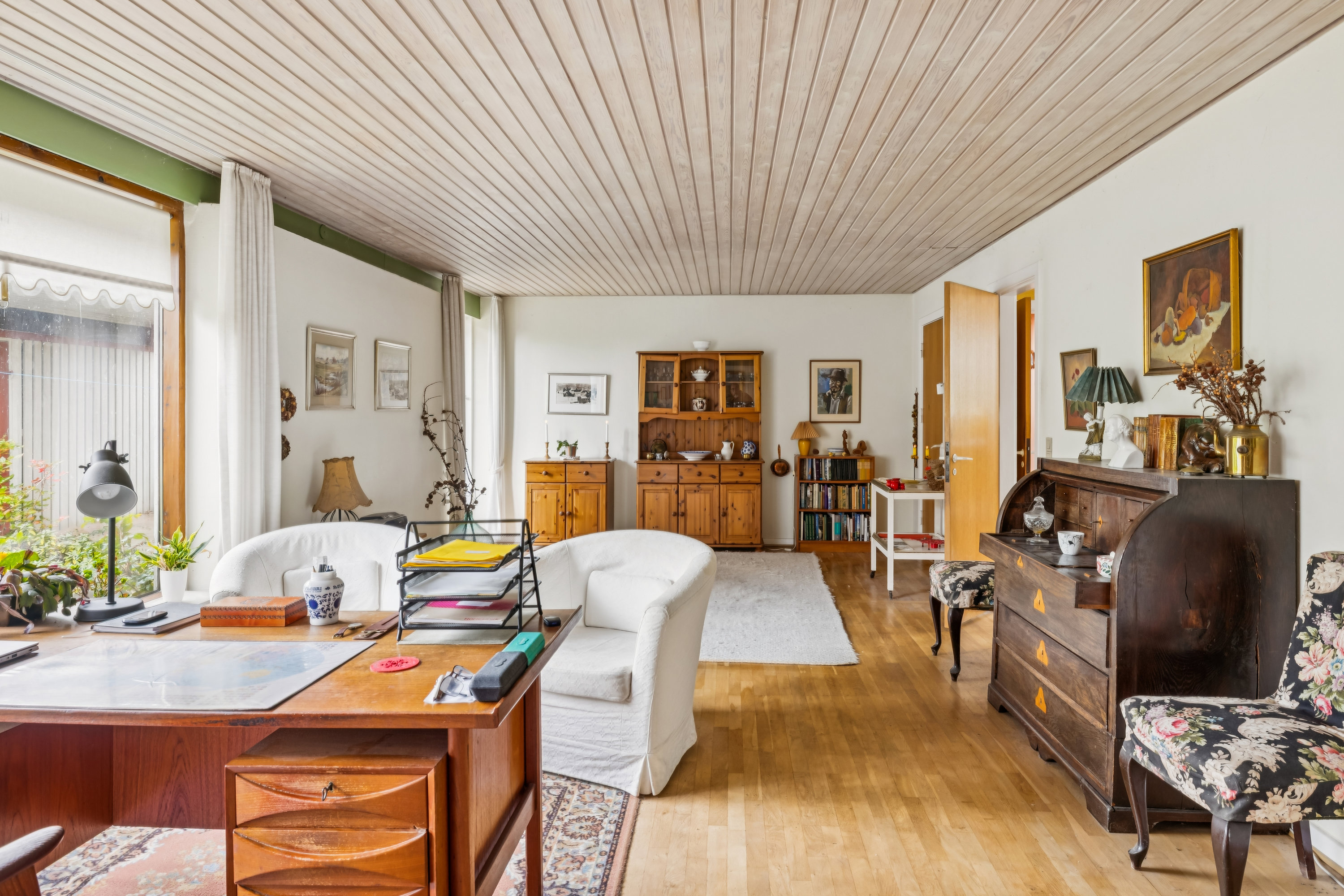 Fremhævet stue billede i fuldskærmstilstand. Billede af Skovvangen 4, 8500 Grenaa