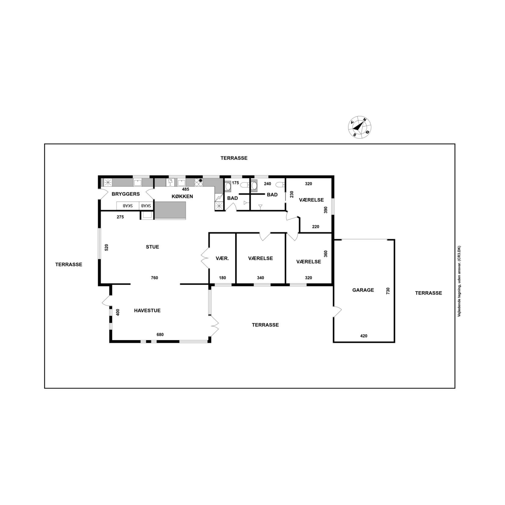 Plantegninger billede af Engvangsvej 19, Strøby Egede, 4600 Køge