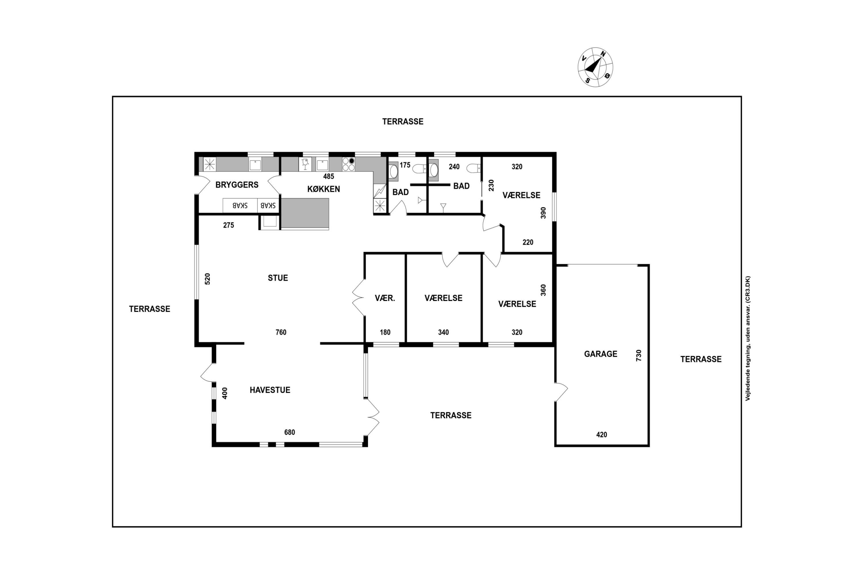 Plantegninger billede af Engvangsvej 19, Strøby Egede, 4600 Køge