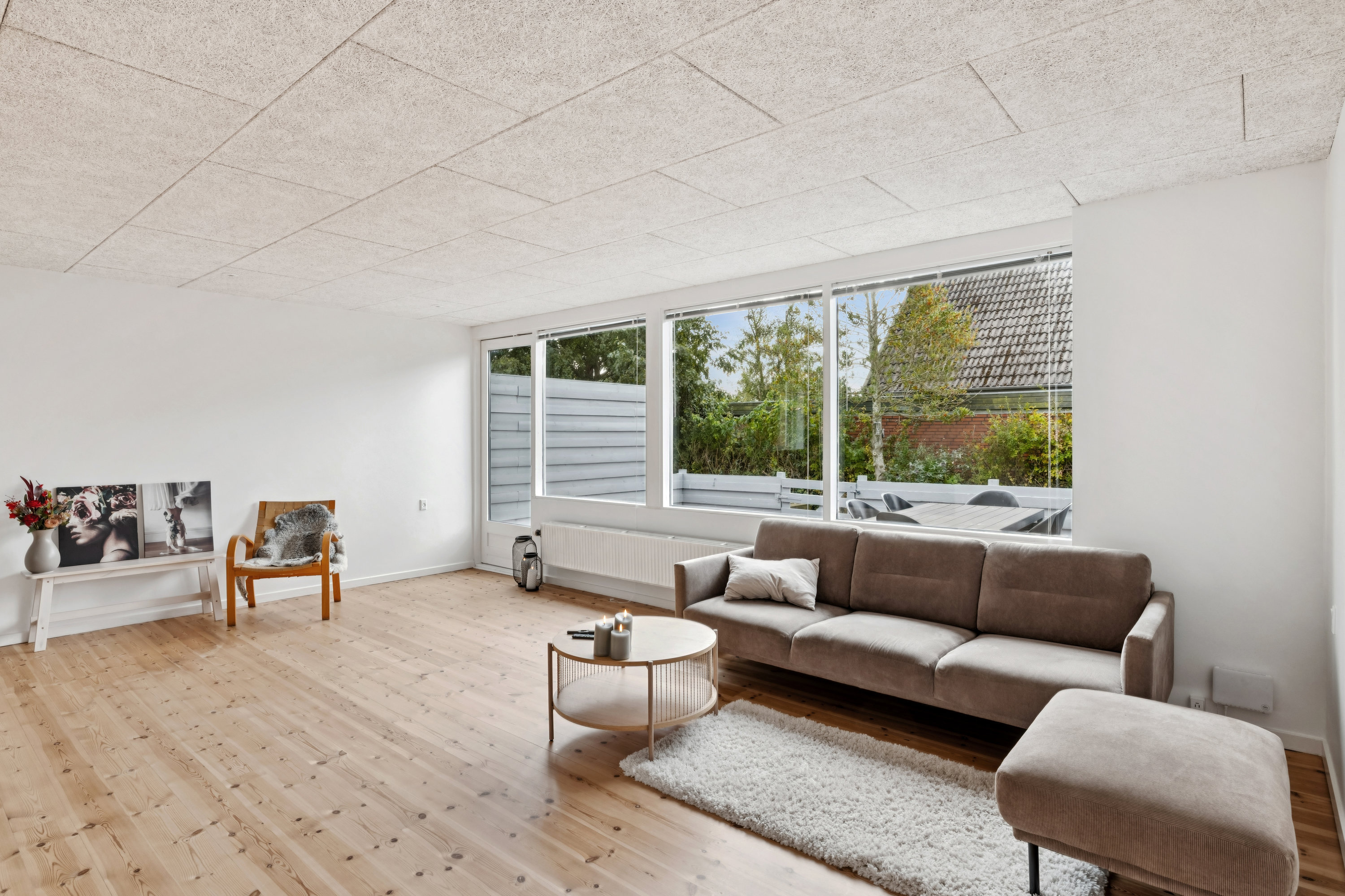 Fremhævet stue billede i fuldskærmstilstand. Billede af Enghegnet 13, 8500 Grenaa