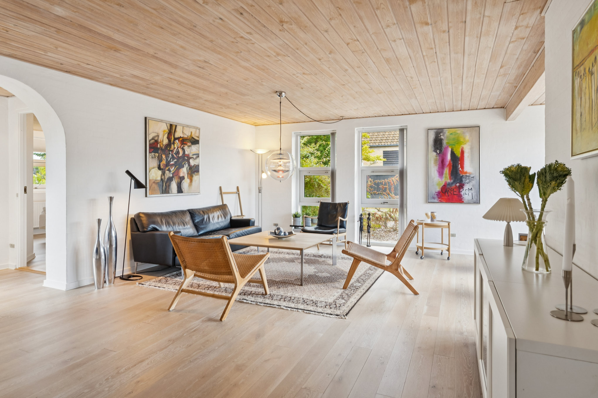 Fremhævet stue billede i fuldskærmstilstand. Billede af Høvejen 24, Vorup, 8940 Randers SV