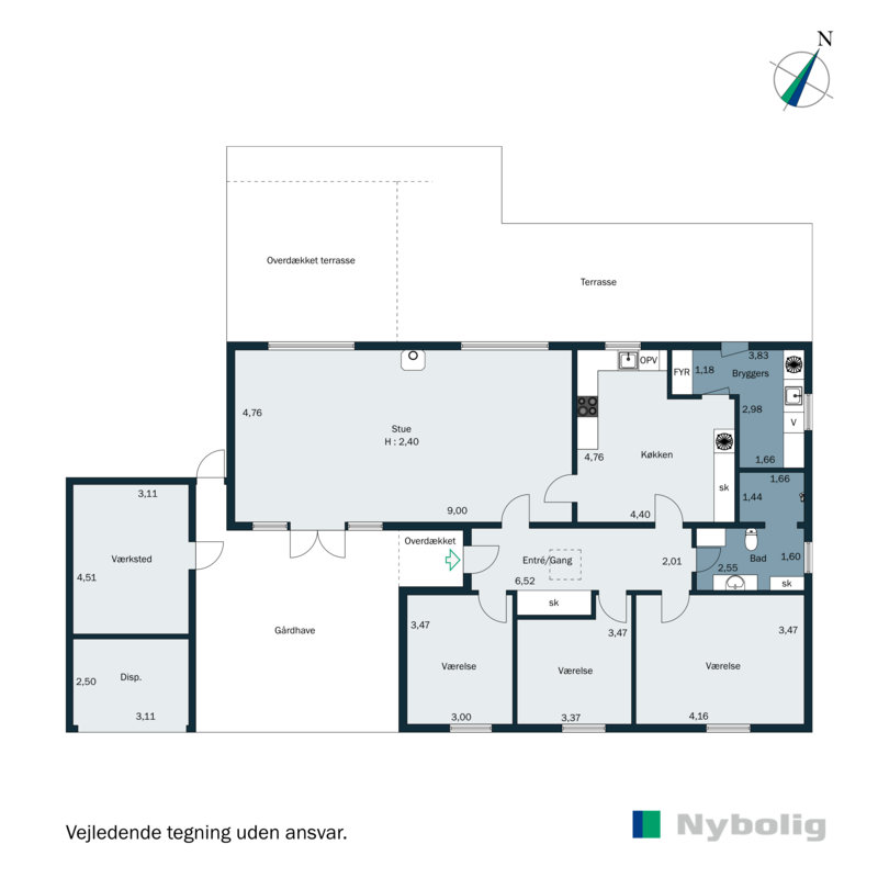 Plantegninger billede af Sundparken 11, Aarøsund, 6100 Haderslev