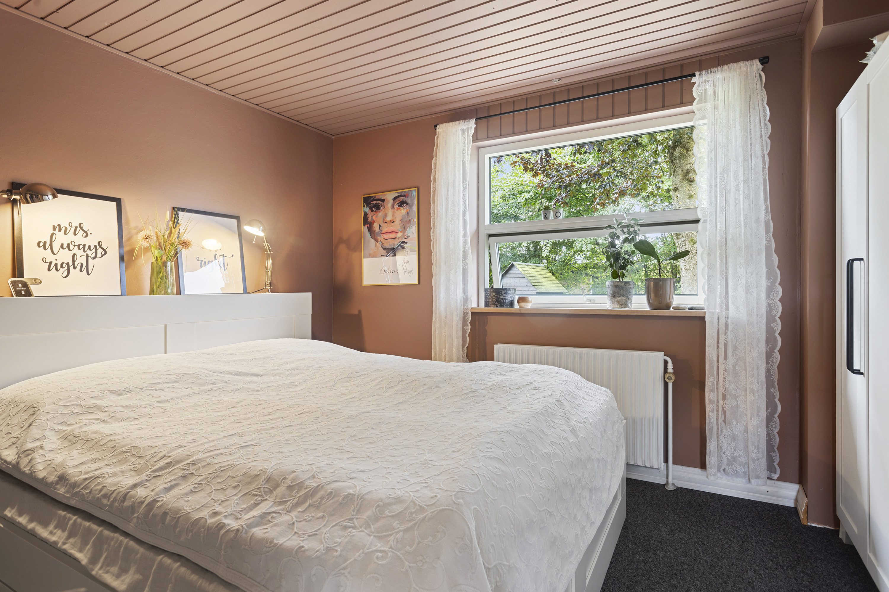 Fremhævet soveværelse billede i fuldskærmstilstand. Billede af Slagterivej 54, 9300 Sæby