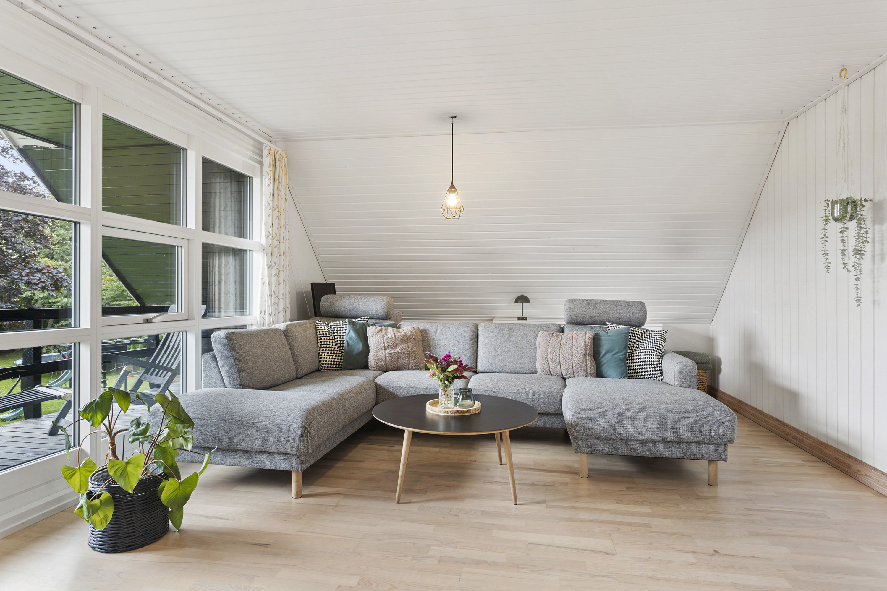 Fremhævet stue billede i fuldskærmstilstand. Billede af Slagterivej 54, 9300 Sæby