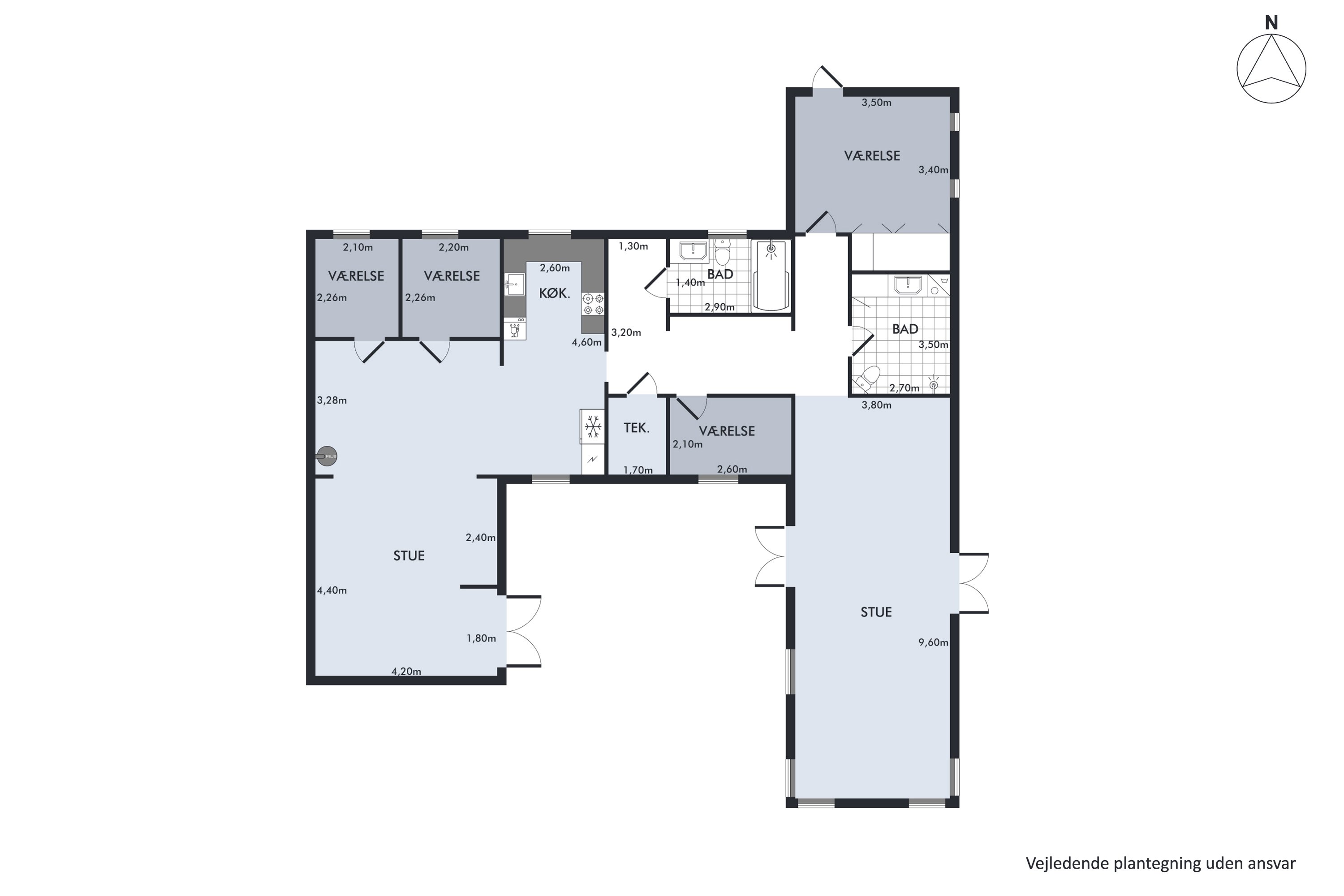 Plantegninger billede af Hyttevej 17, Hulsig, 9990 Skagen