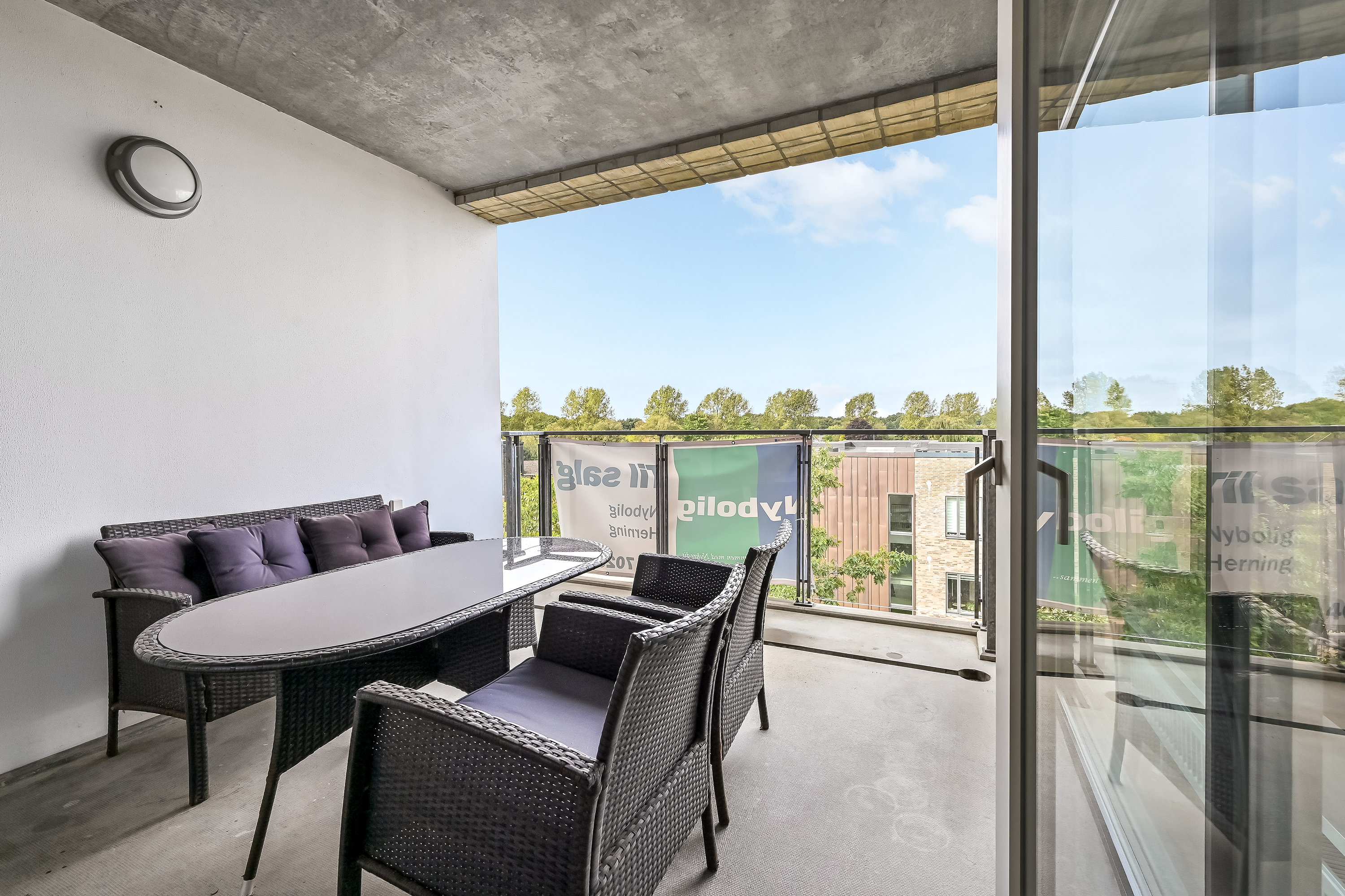 Fremhævet altan billede i fuldskærmstilstand. Billede af Thrigesvej 27, 3. 5., 7400 Herning