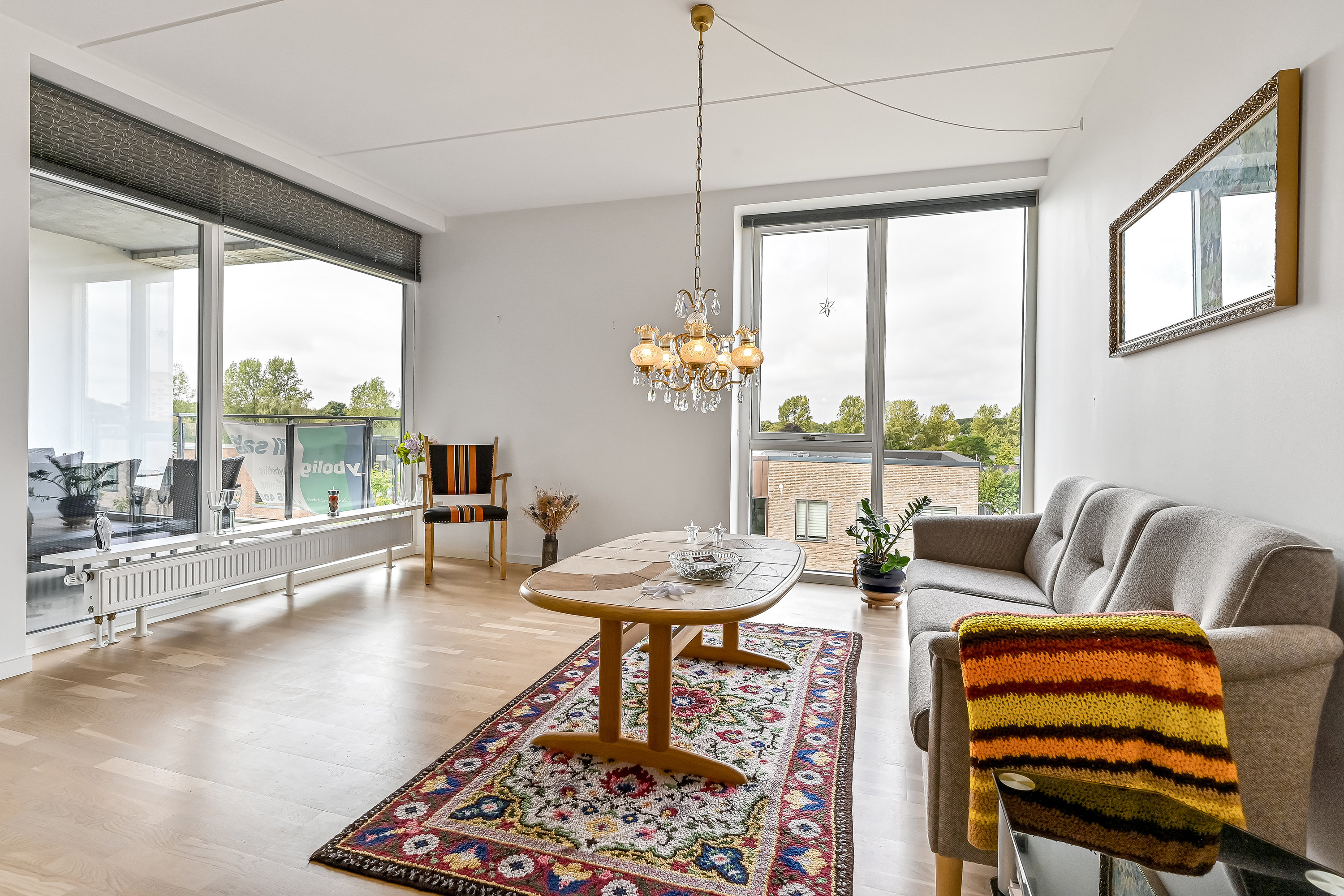 Fremhævet stue billede i fuldskærmstilstand. Billede af Thrigesvej 27, 3. 5., 7400 Herning