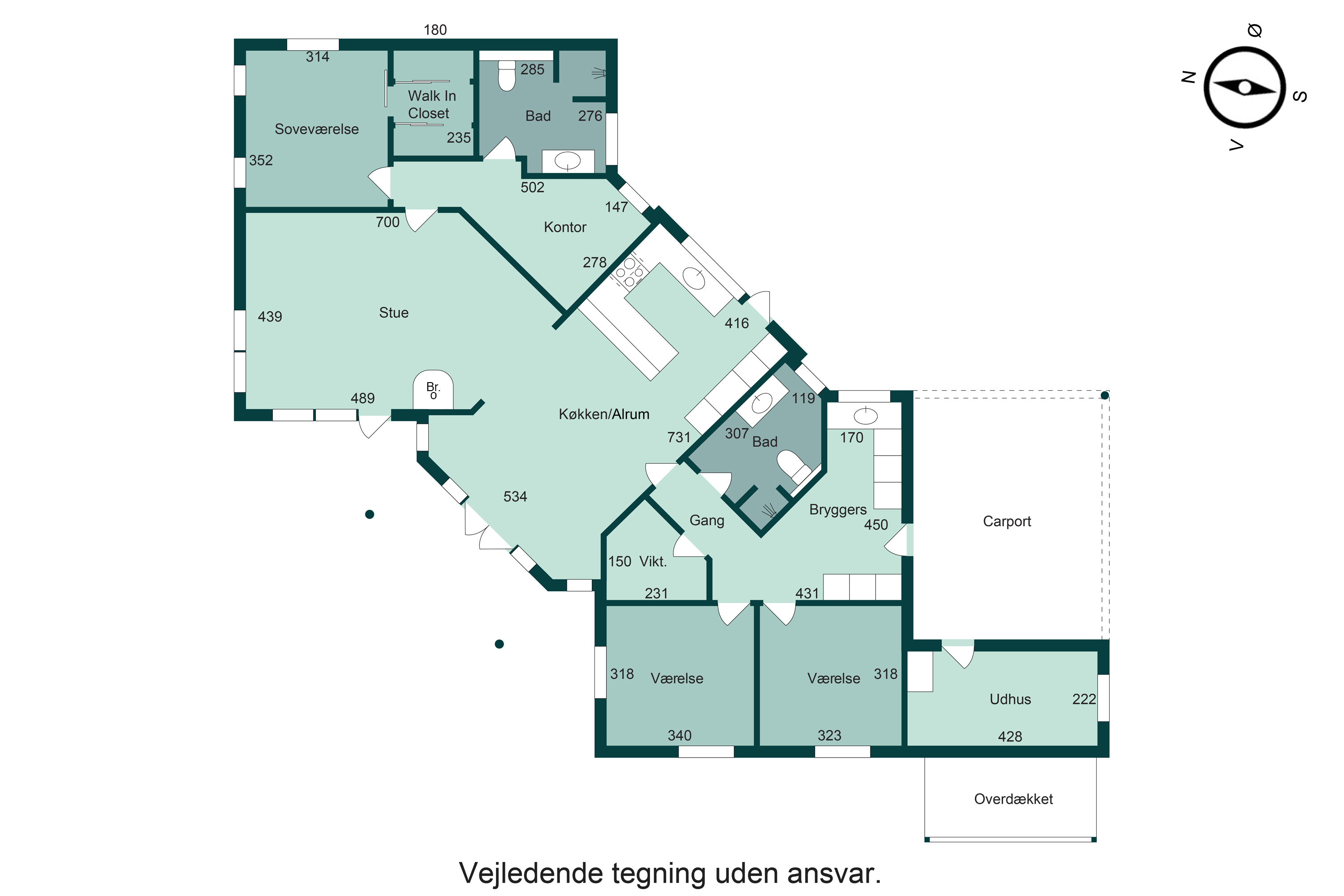 Plantegninger billede af Storedalsvej 26, 7182 Bredsten