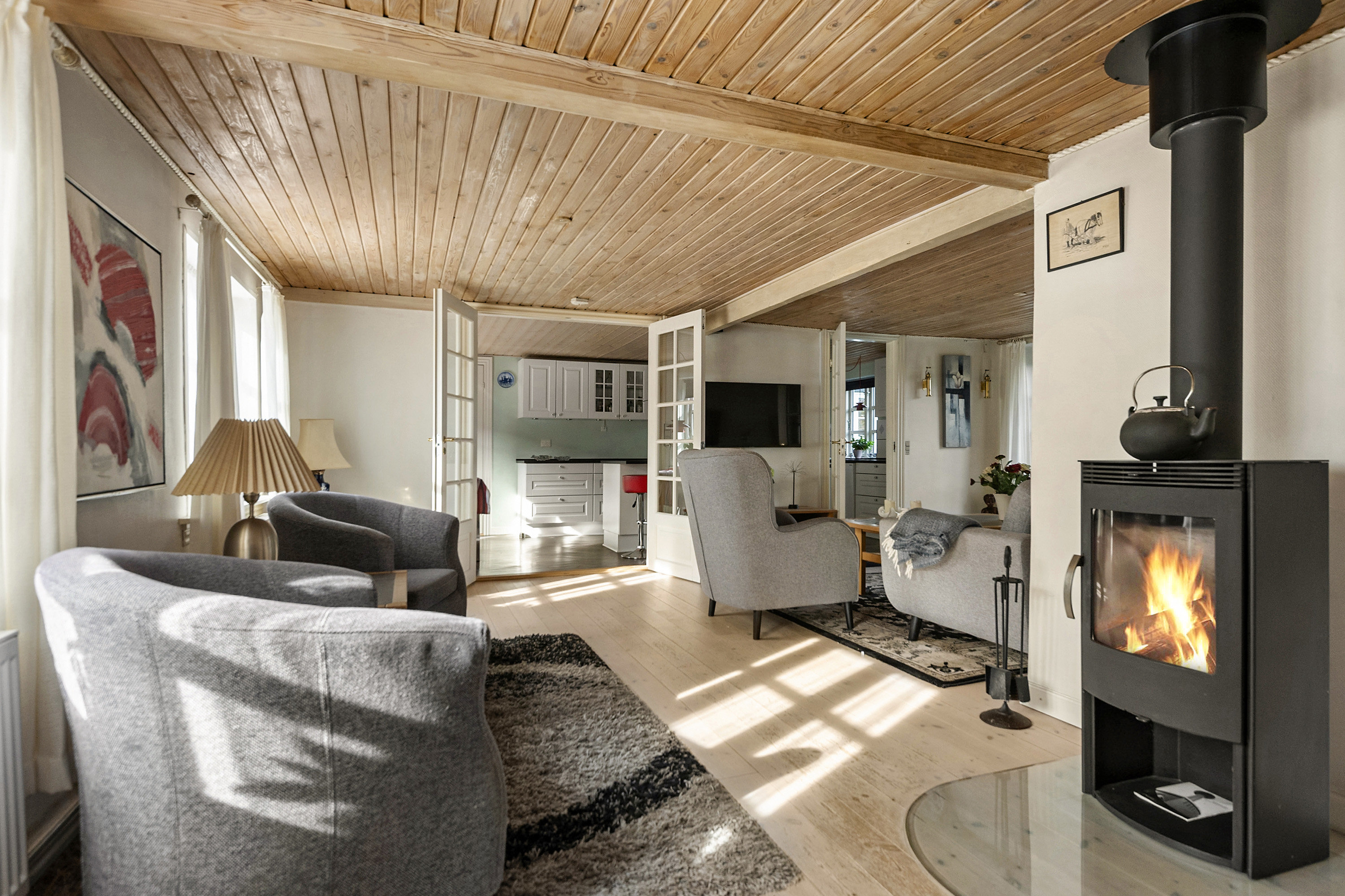 Fremhævet stue billede i fuldskærmstilstand. Billede af Blichersvej 20, Over Randlev, 8300 Odder