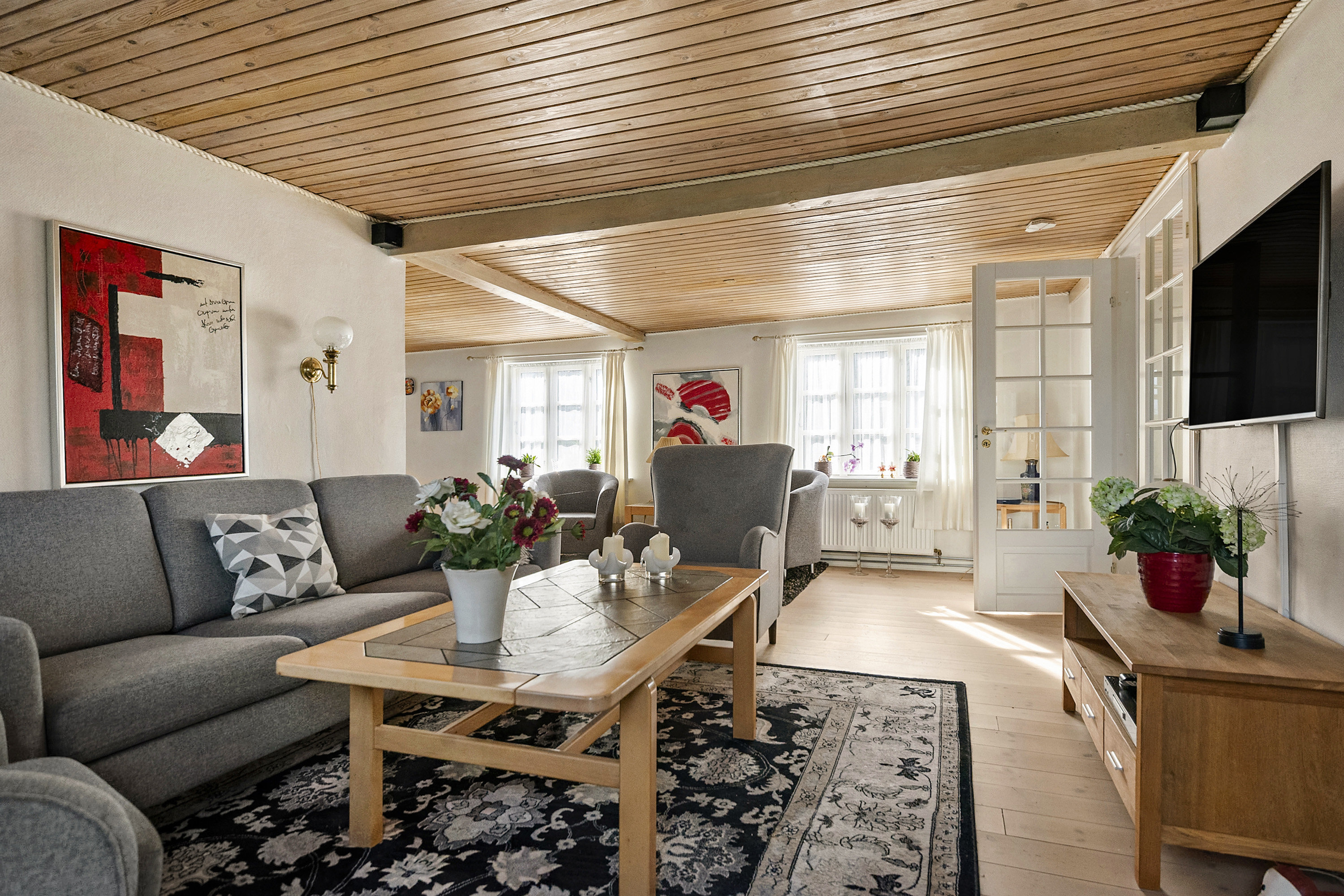 Fremhævet stue billede i fuldskærmstilstand. Billede af Blichersvej 20, Over Randlev, 8300 Odder