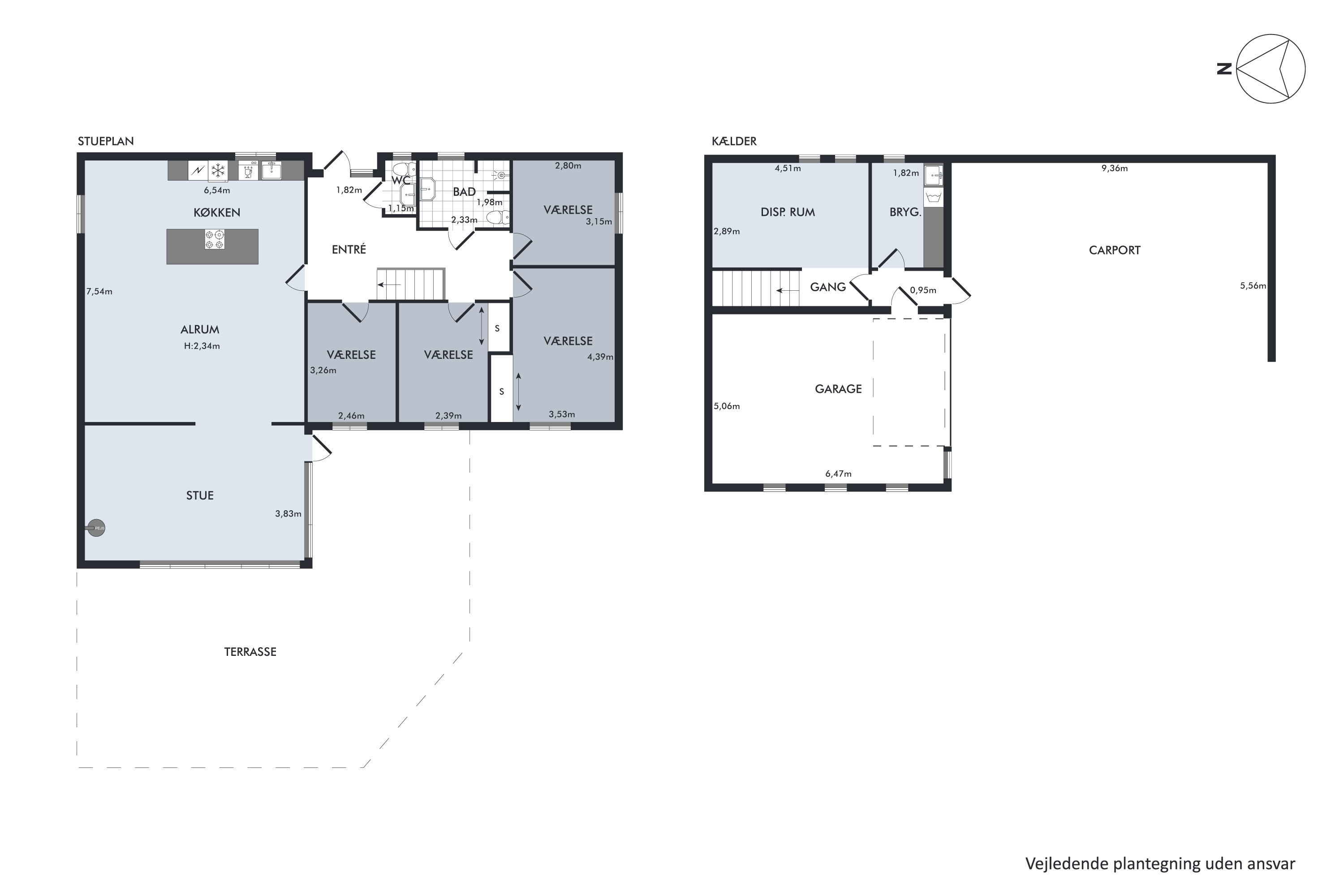 Plantegninger billede af Engblommevej 27, 8410 Rønde