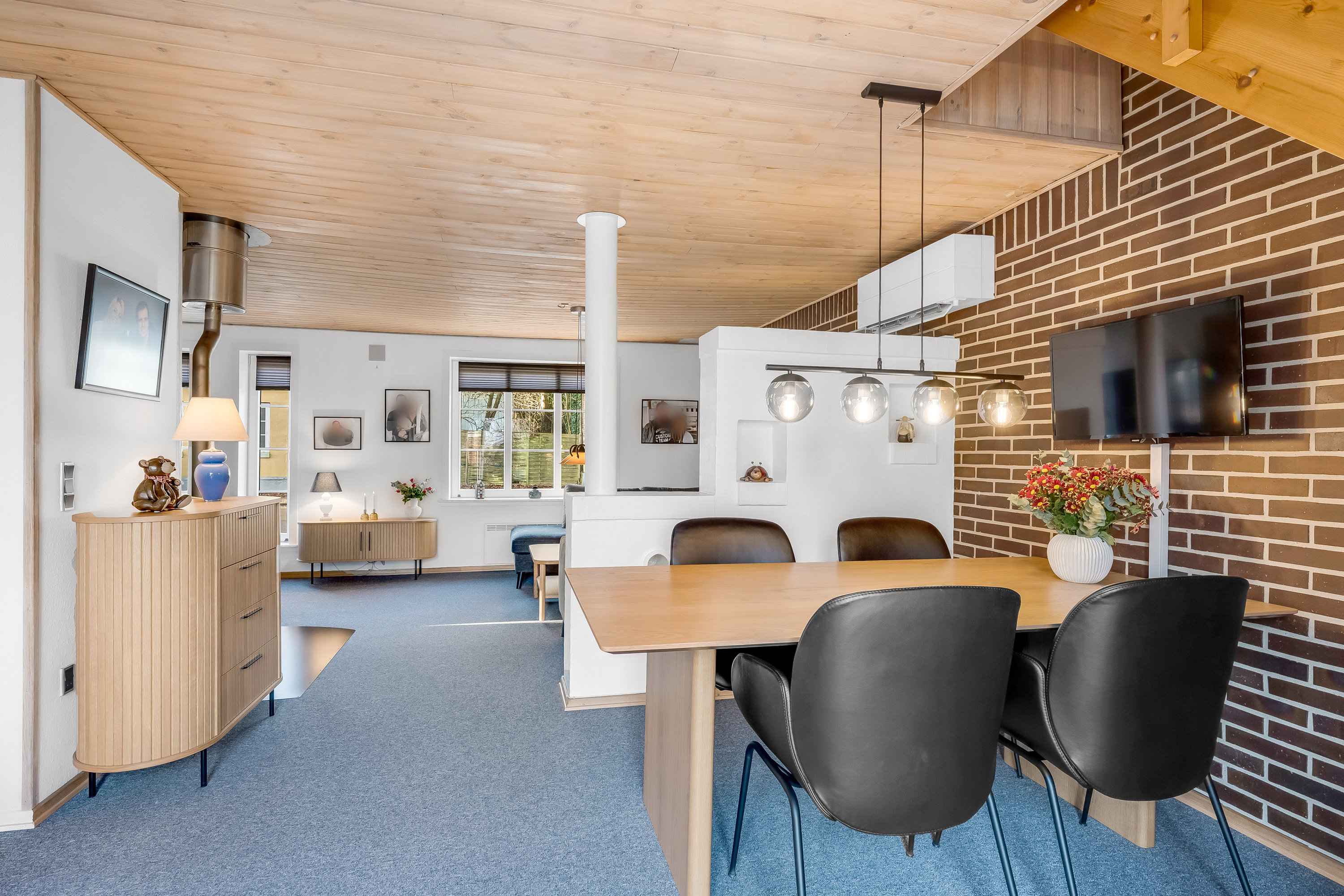 Fremhævet køkkenalrum billede i fuldskærmstilstand. Billede af Langgade 17, Kvong, 6800 Varde