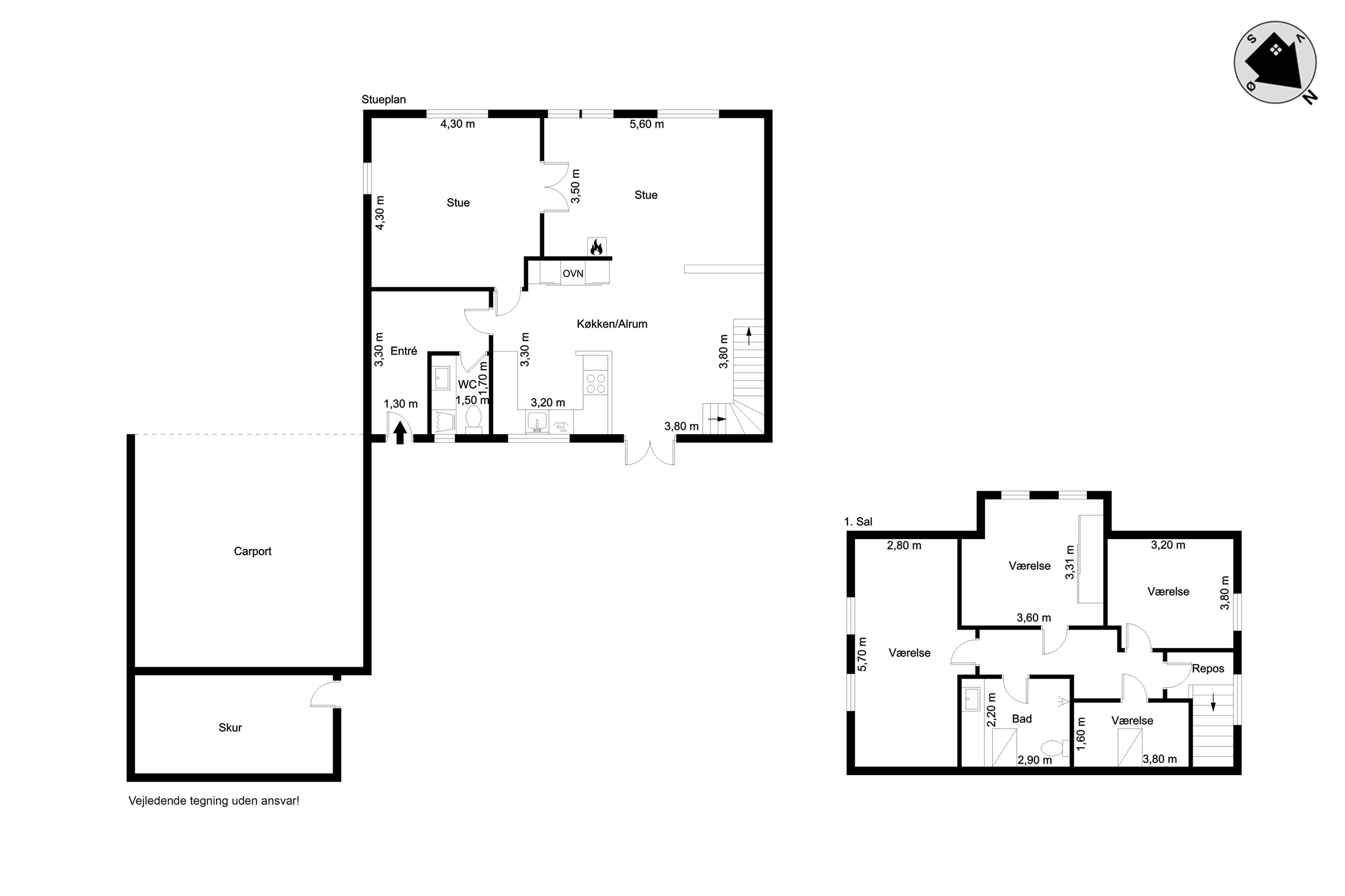 Plantegninger billede af Langgade 17, Kvong, 6800 Varde