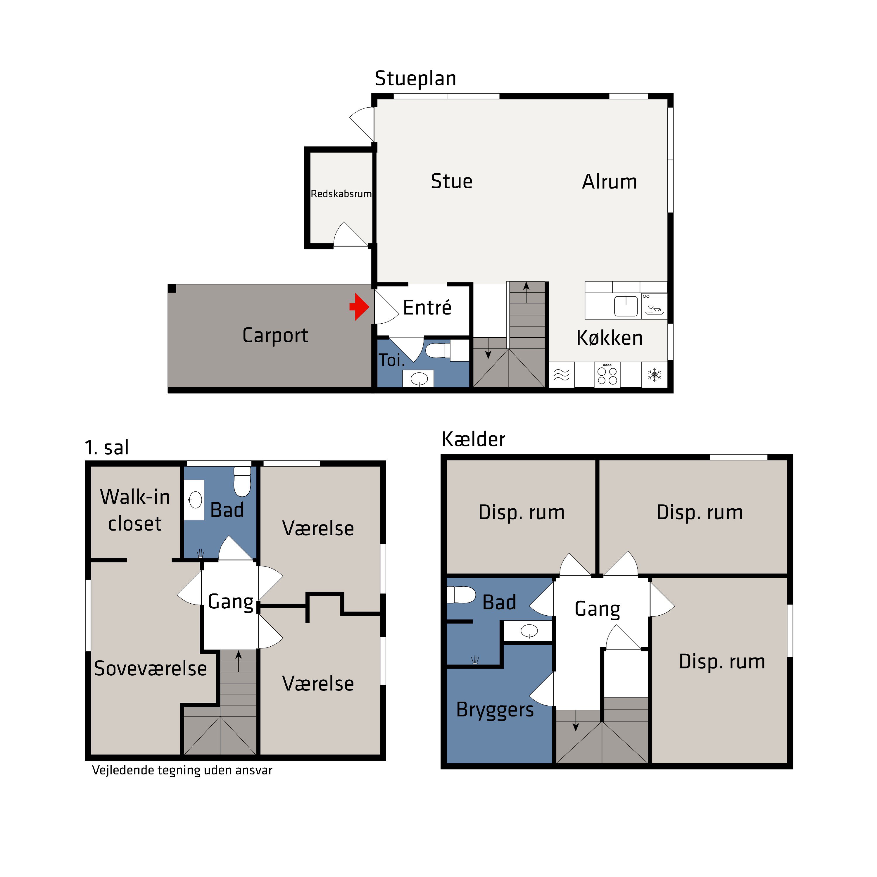 Plantegninger billede af Jelshøjvænget 25A, 8270 Højbjerg