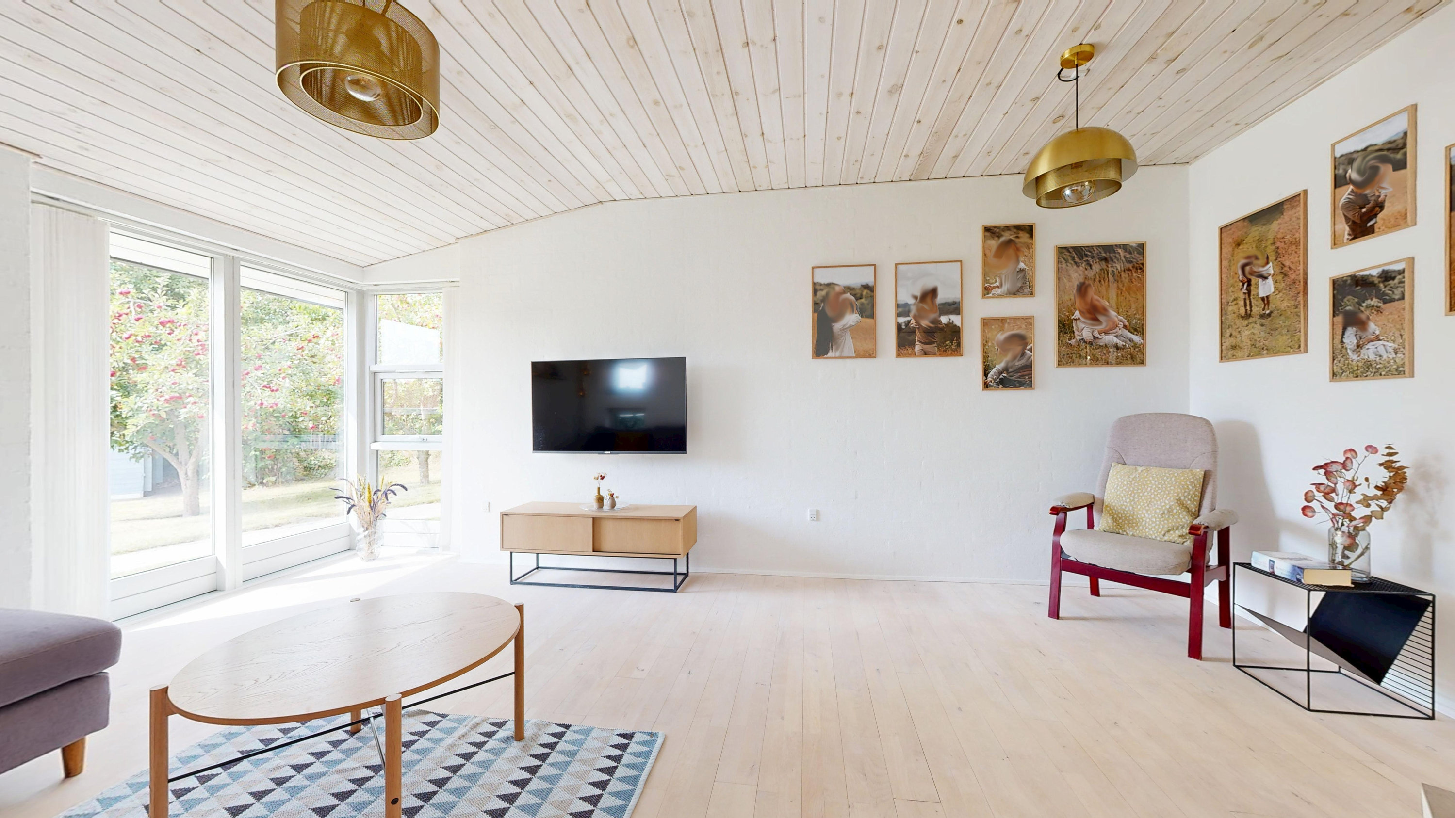 Fremhævet stue billede i fuldskærmstilstand. Billede af Harevej 2, 8660 Skanderborg