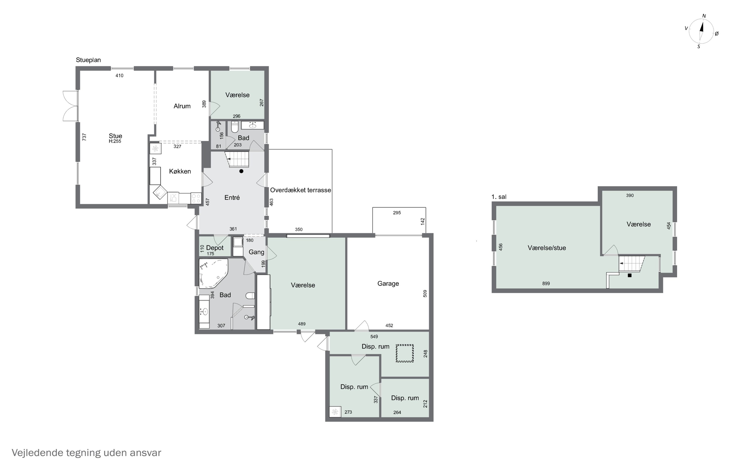Plantegninger billede af Ramsgårdvej 3, Sperring, 7700 Thisted