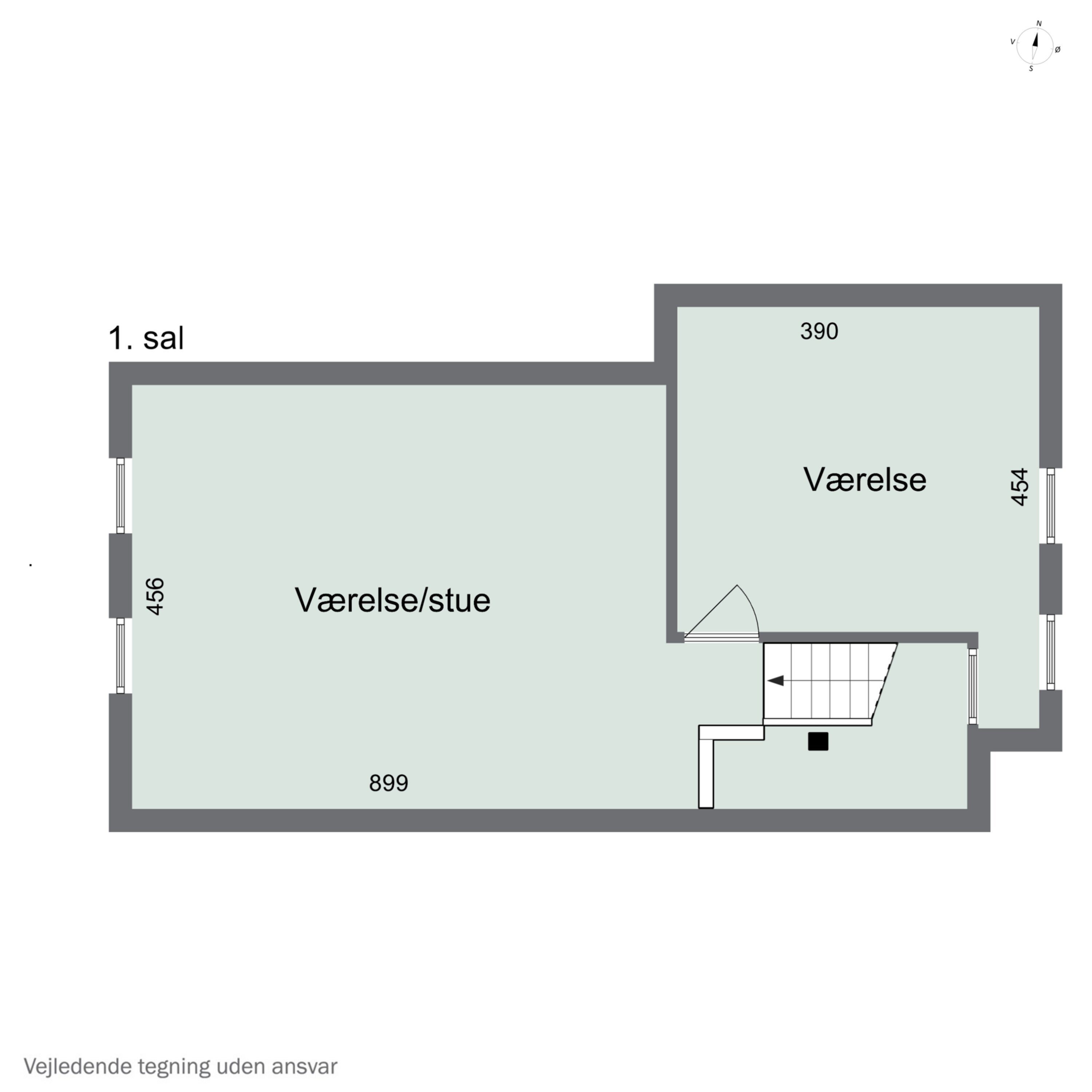 Plantegninger billede af Ramsgårdvej 3, Sperring, 7700 Thisted
