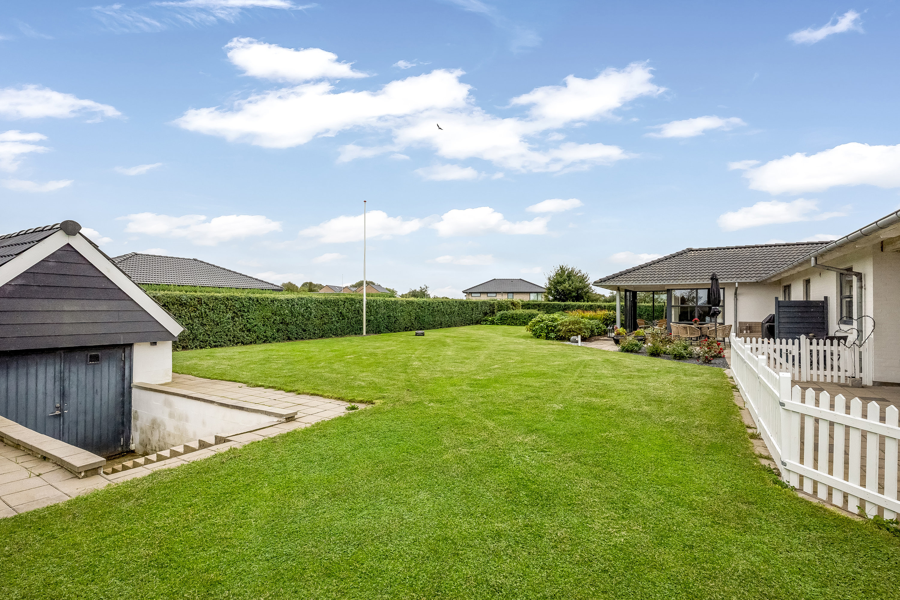 Fremhævet have billede i fuldskærmstilstand. Billede af Højgårdsparken 55, 7560 Hjerm