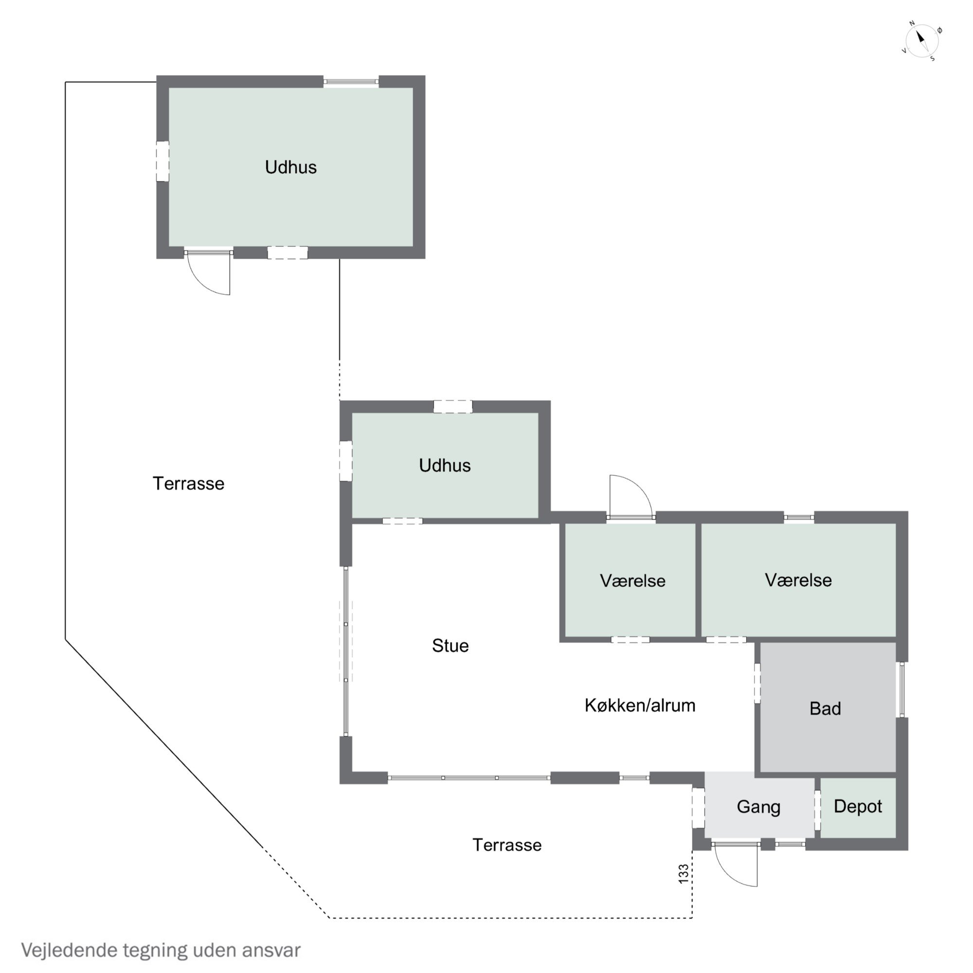 Plantegninger billede af Revlingerenden 7, Lønstrup, 9800 Hjørring
