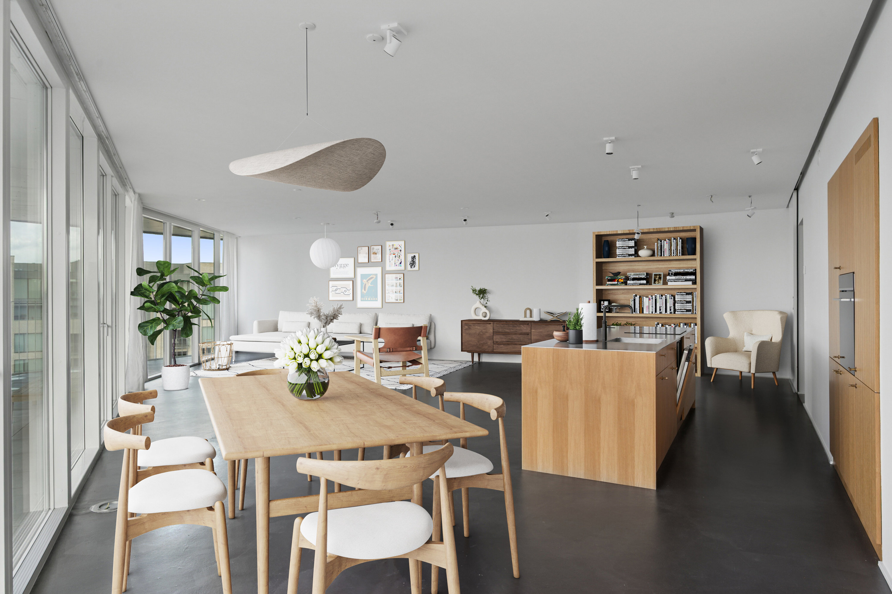 Fremhævet andet billede i fuldskærmstilstand. Billede af Islands Brygge 79A, 6. tv., 2300 København S