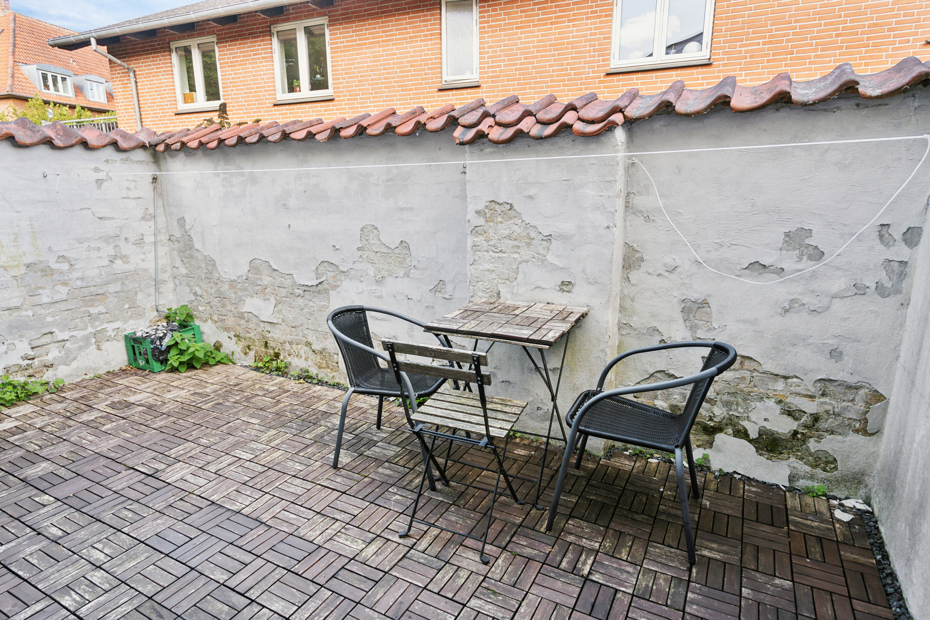 Fremhævet terrasse billede i fuldskærmstilstand. Billede af Nyborgvej 104B, st.. tv., 5000 Odense C