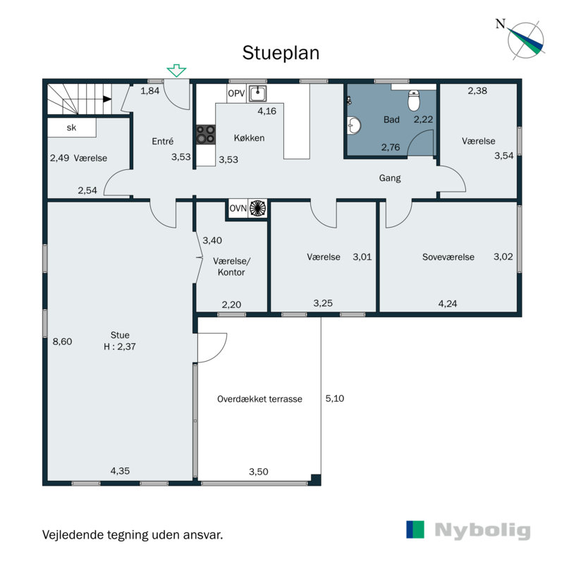 Plantegninger billede af Stensballe Strandvej 1, 8700 Horsens