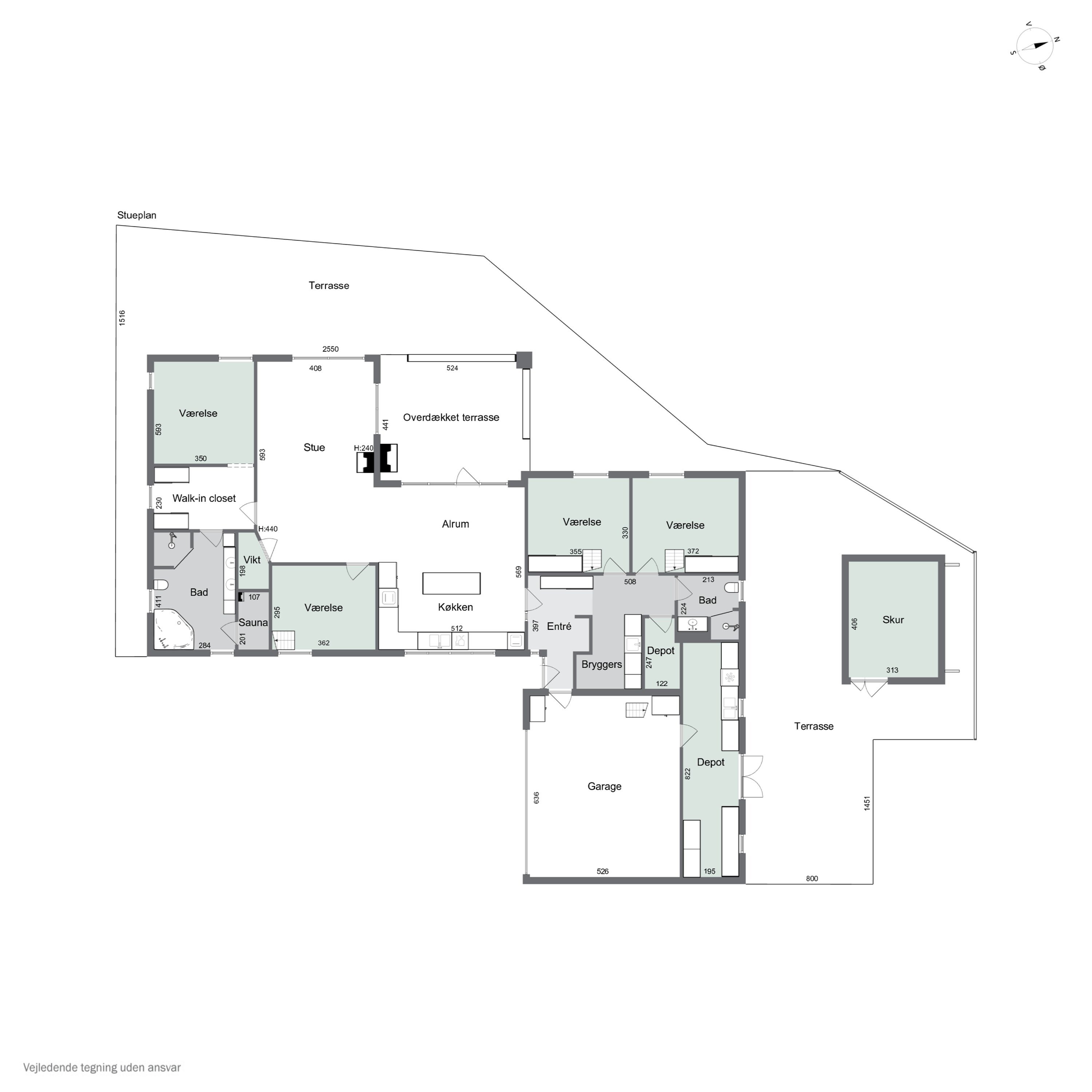 Plantegninger billede af Ålykkevej 2A, Sejs-Svejbæk, 8600 Silkeborg