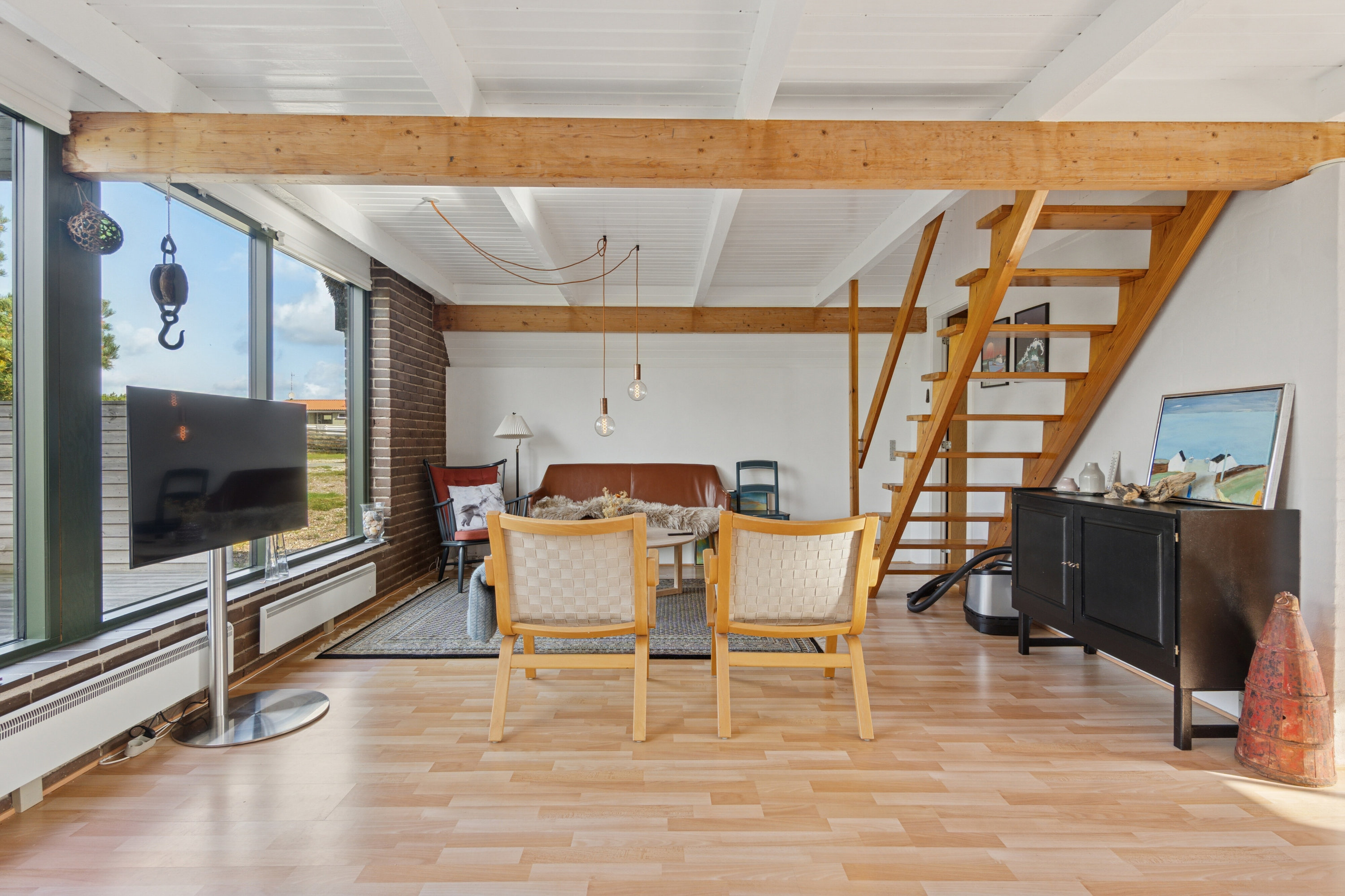 Fremhævet stue billede i fuldskærmstilstand. Billede af Ærenprisvej 28, Vorupør, 7700 Thisted