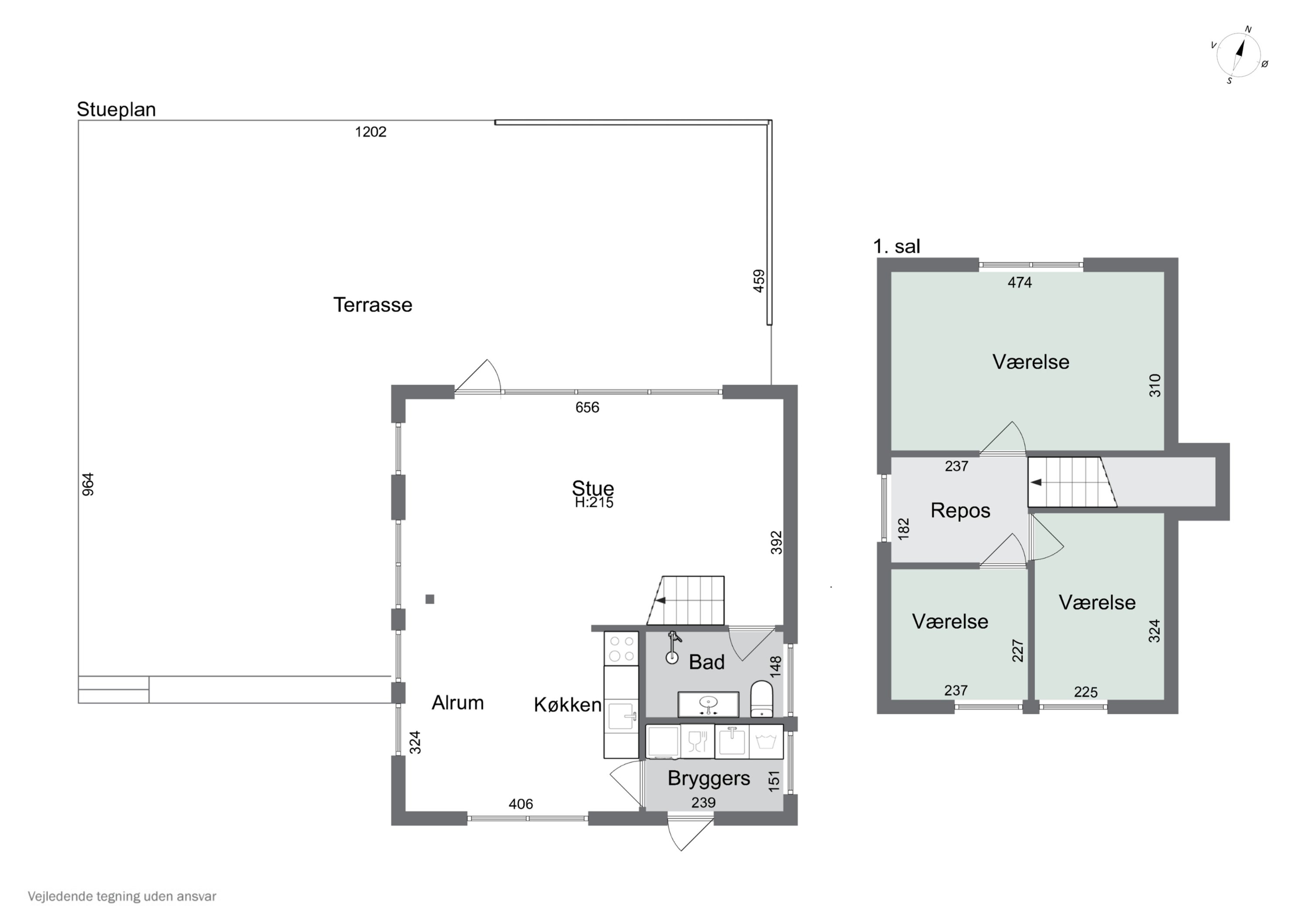 Plantegninger billede af Ærenprisvej 28, Vorupør, 7700 Thisted