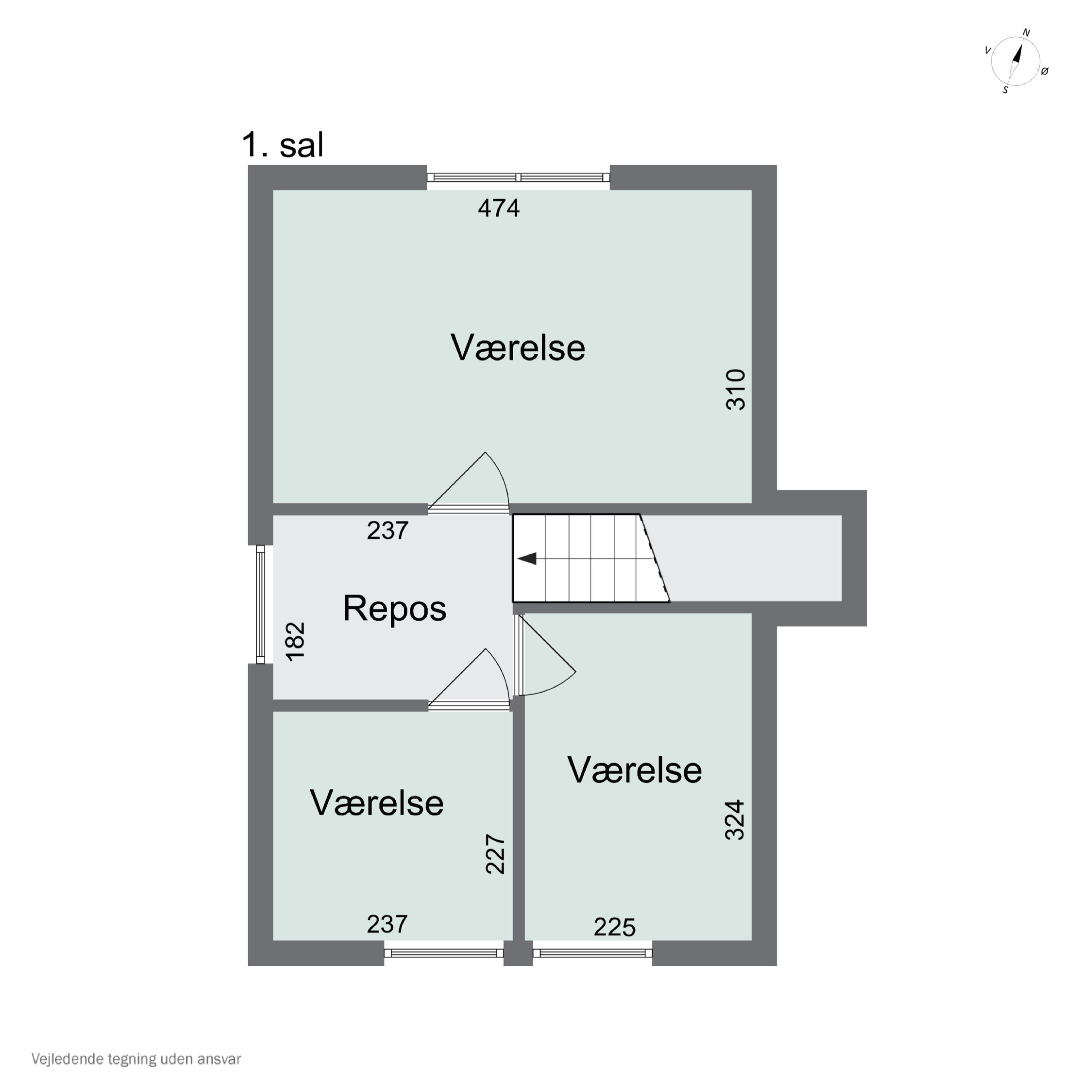 Plantegninger billede af Ærenprisvej 28, Vorupør, 7700 Thisted