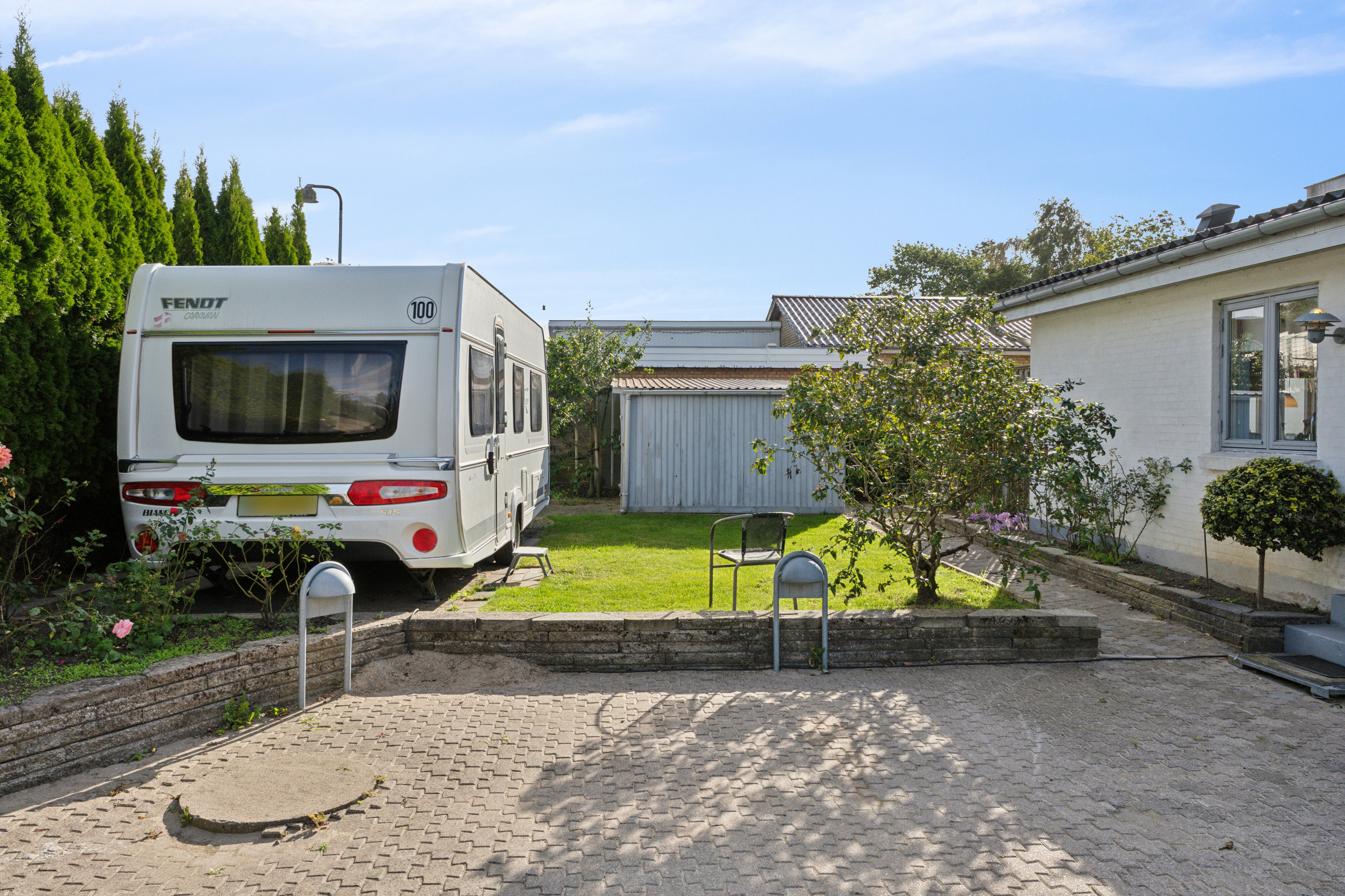 Fremhævet set fra vejen billede i fuldskærmstilstand. Billede af Lindevej 28, 4760 Vordingborg