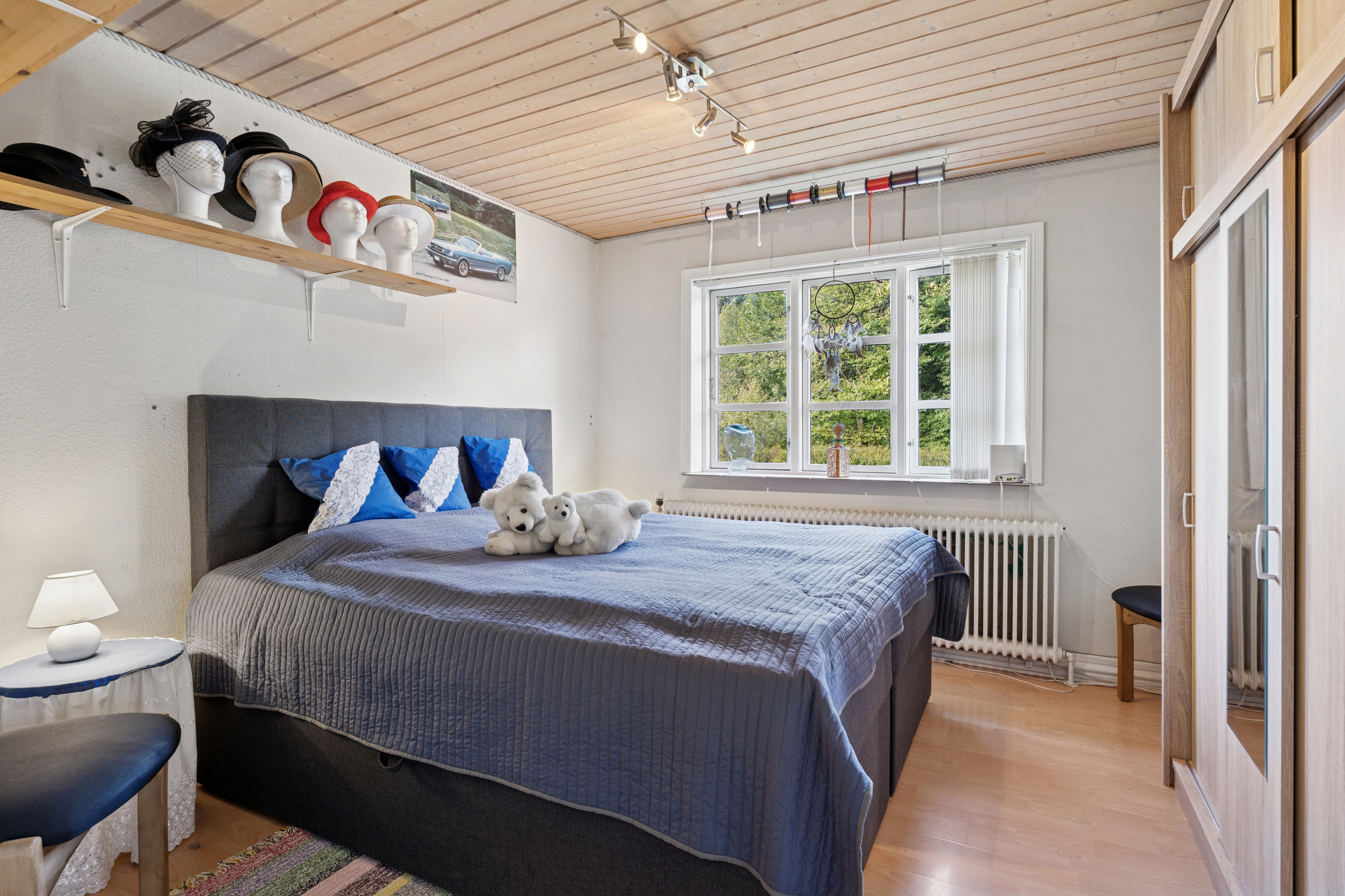 Fremhævet soveværelse billede i fuldskærmstilstand. Billede af Porsevej 2, 7470 Karup J