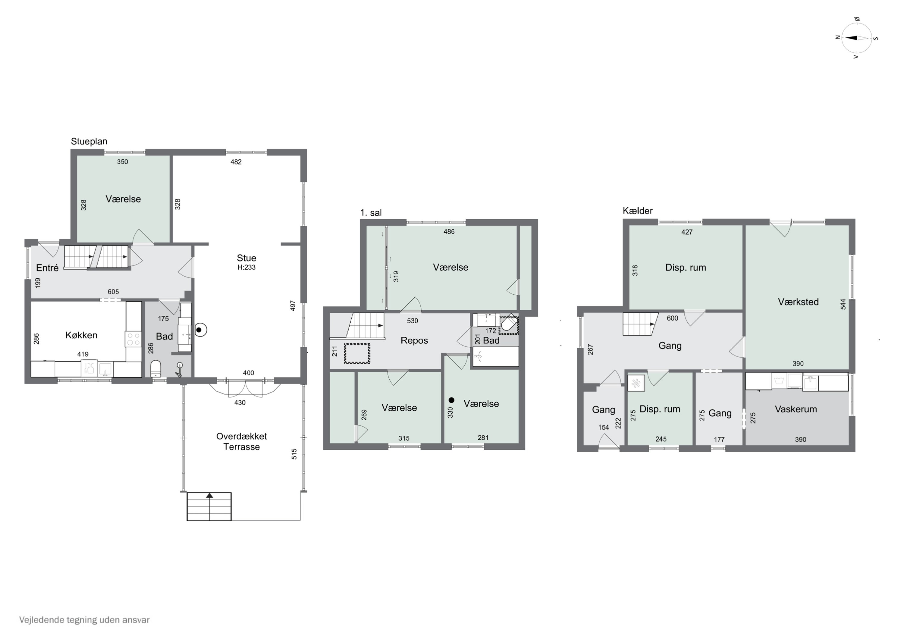 Plantegninger billede af Skagensvej 185, 9800 Hjørring
