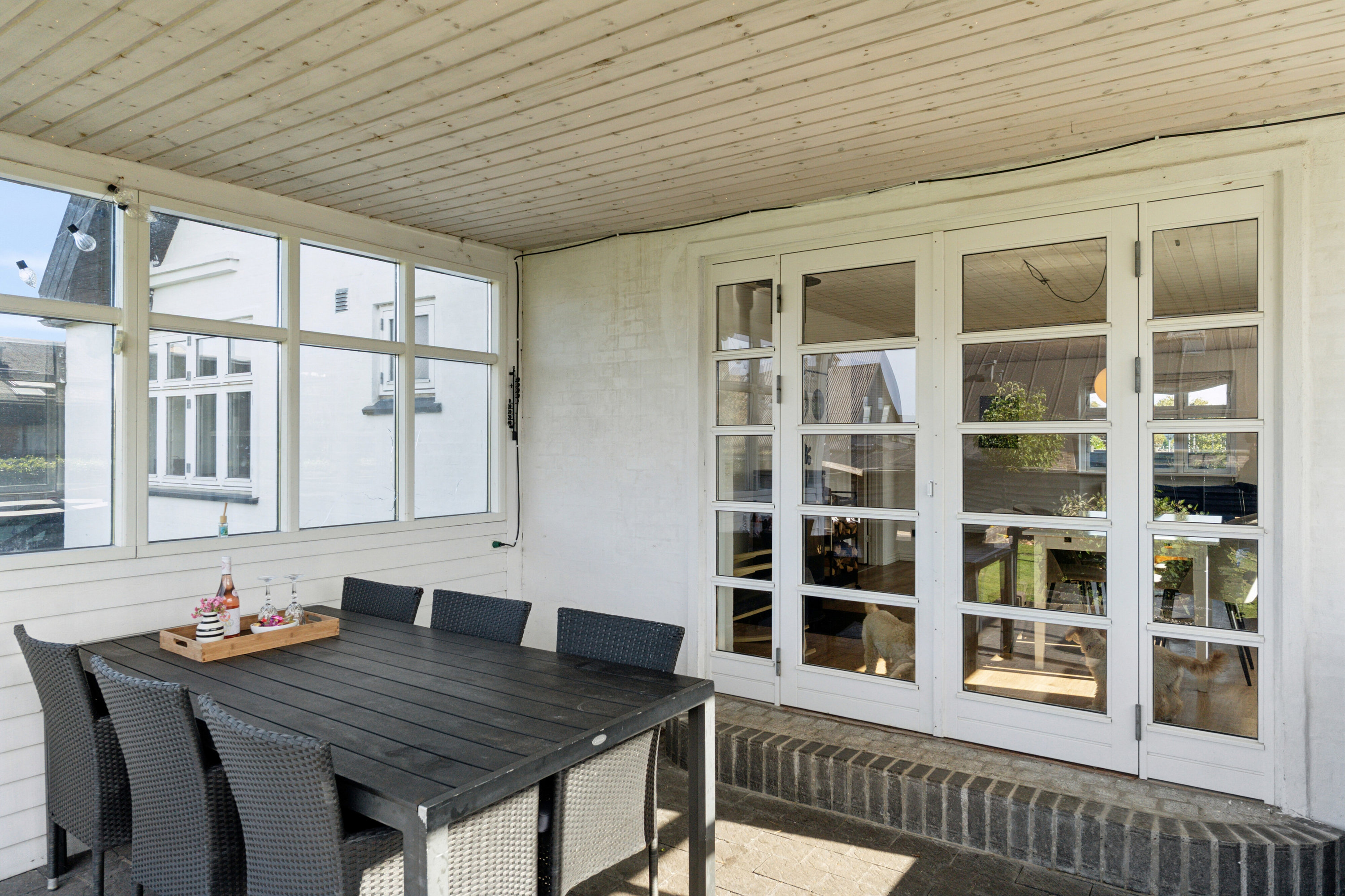 Fremhævet overdækket terrasse billede i fuldskærmstilstand. Billede af Skagensvej 185, 9800 Hjørring